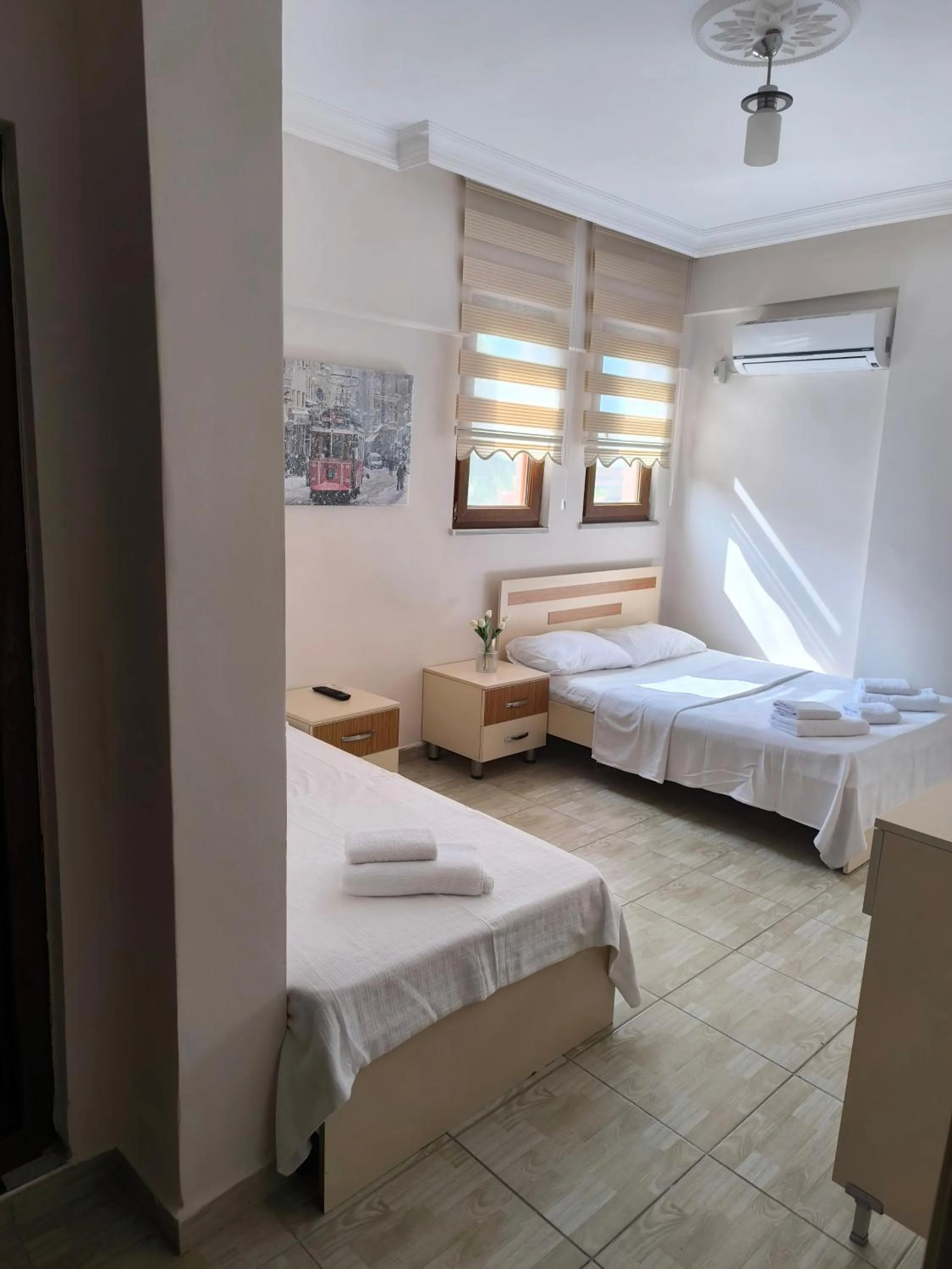 Bed in Avşar Apart Motel