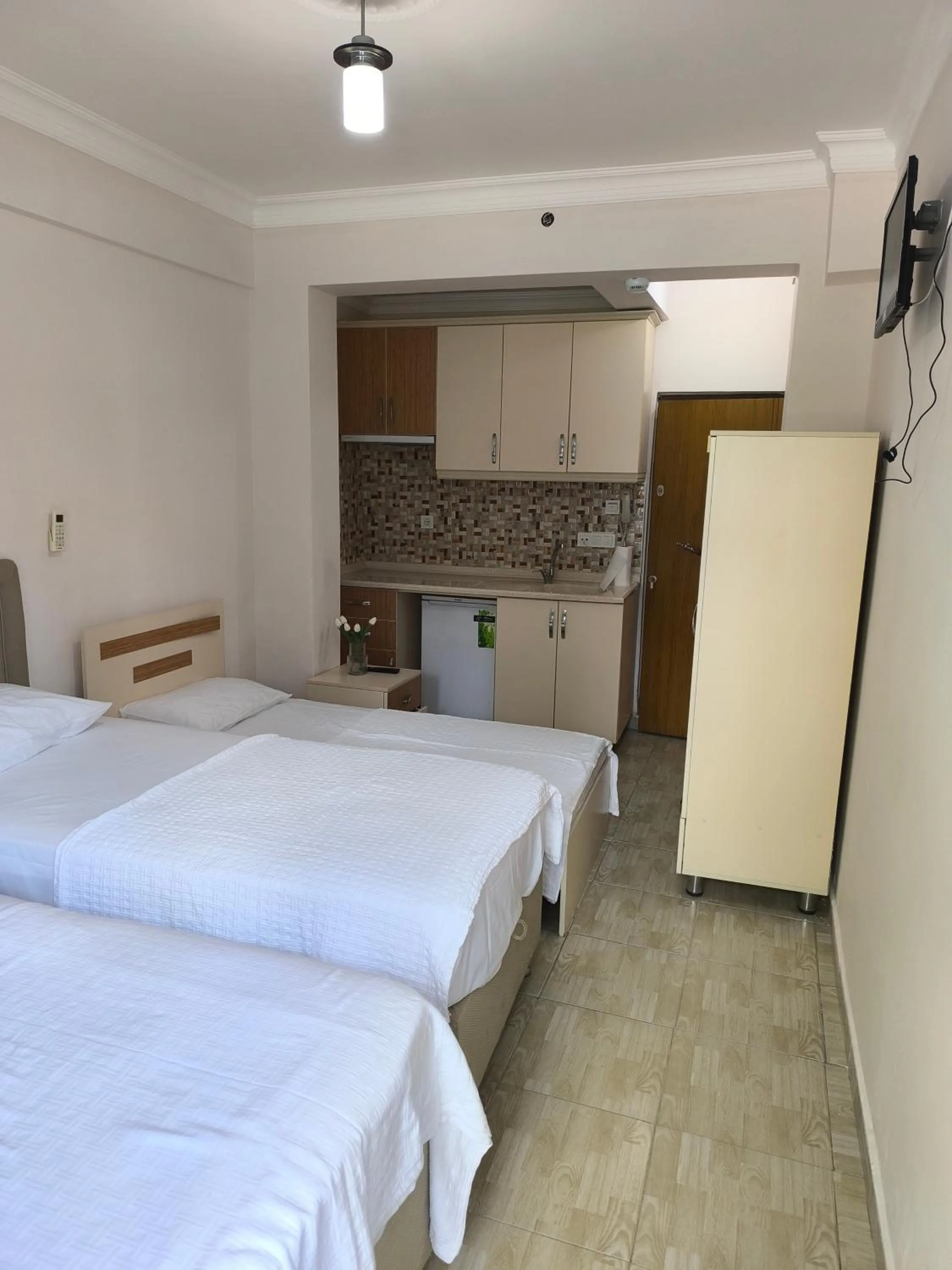 Bed in Avşar Apart Motel
