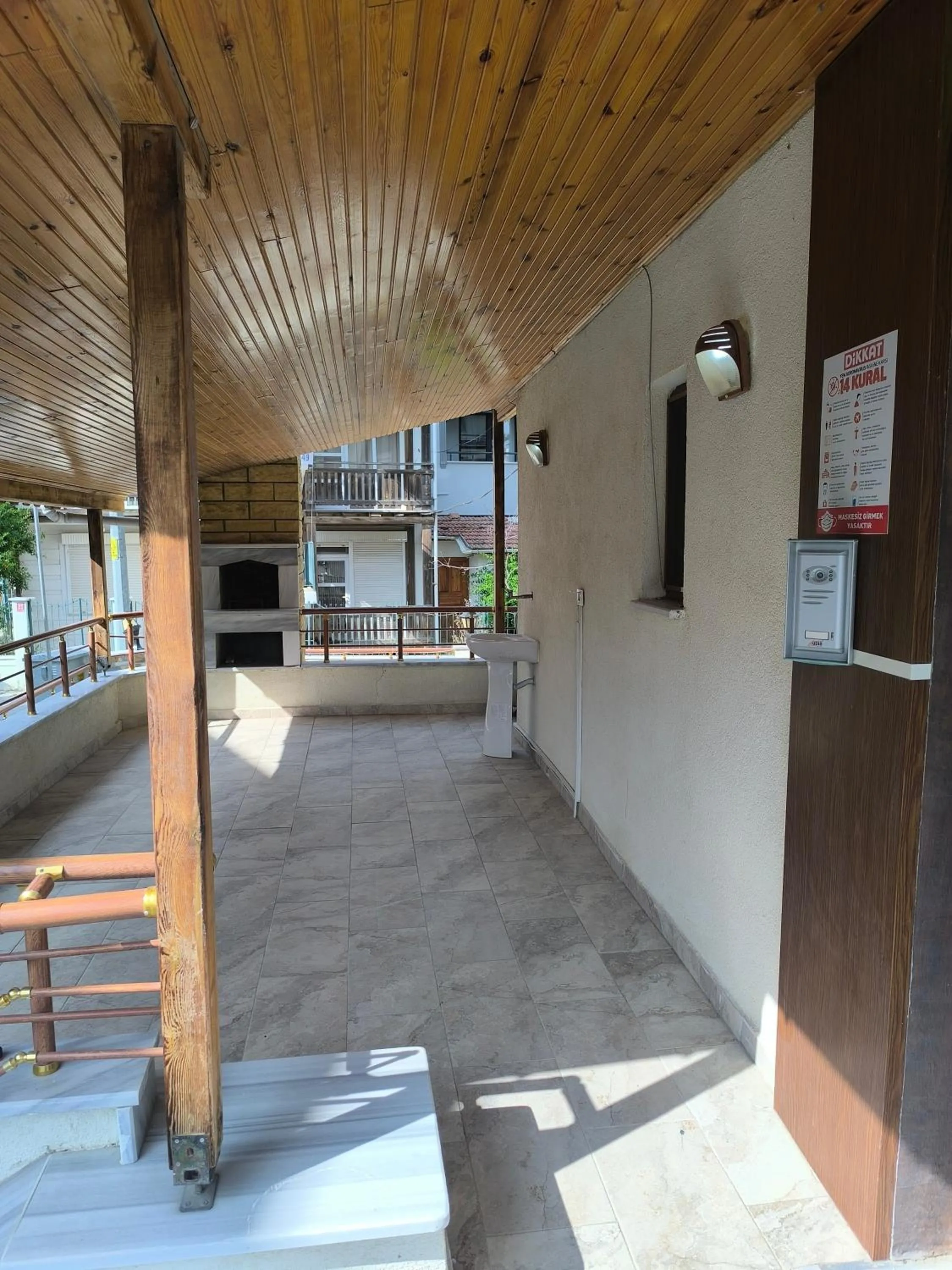 Patio in Avşar Apart Motel