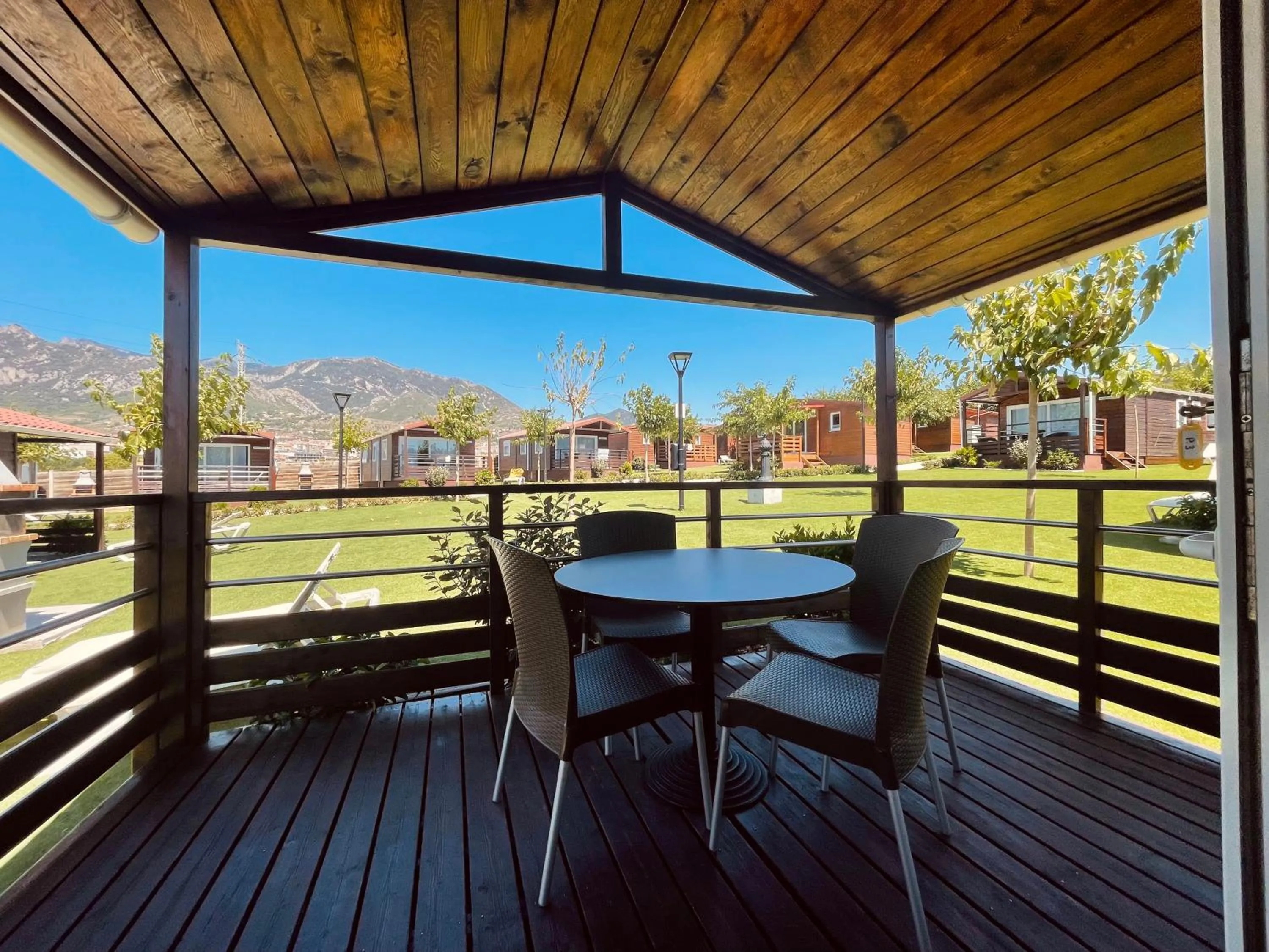 Patio in Berga Resort