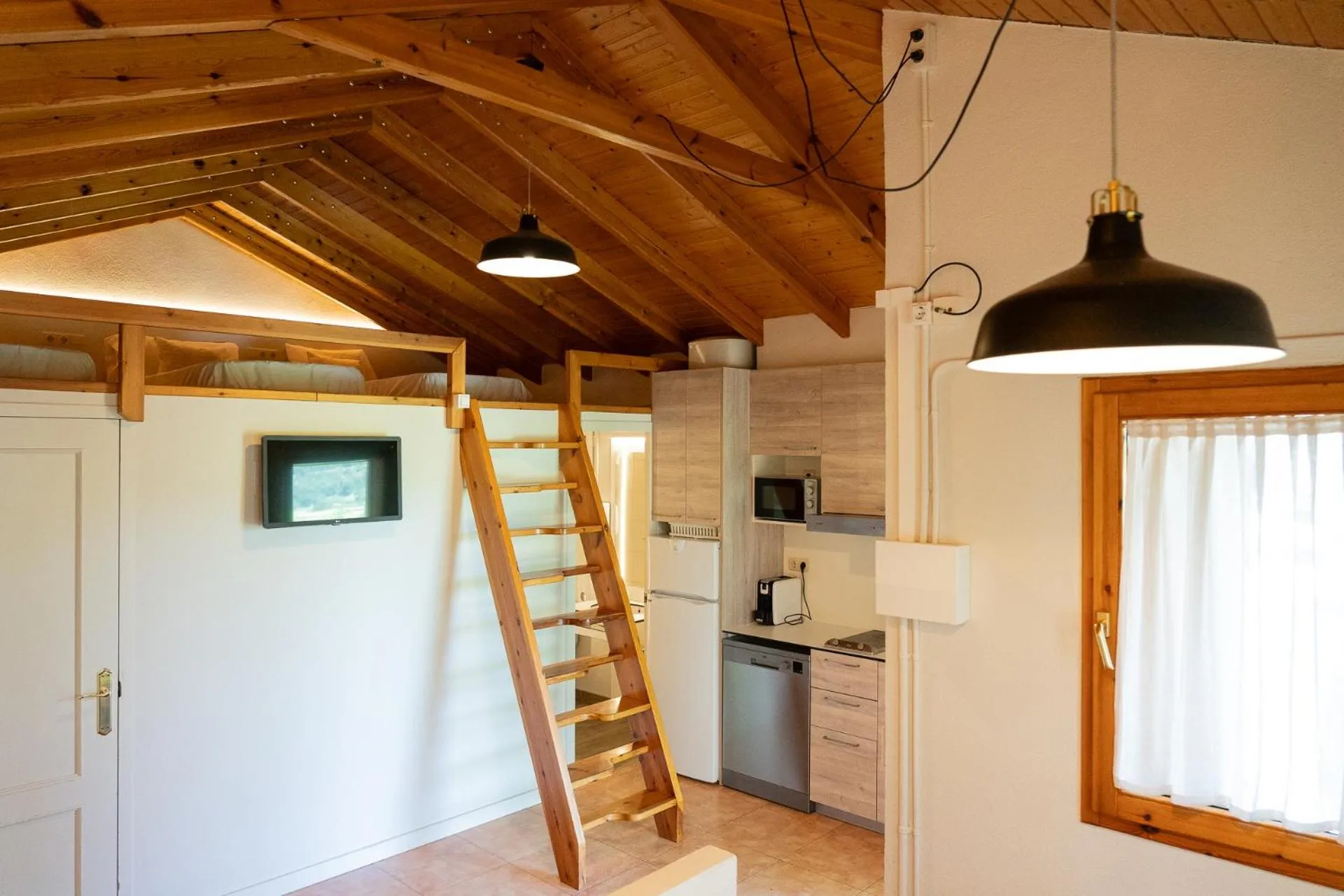 Kitchen or kitchenette in Berga Resort