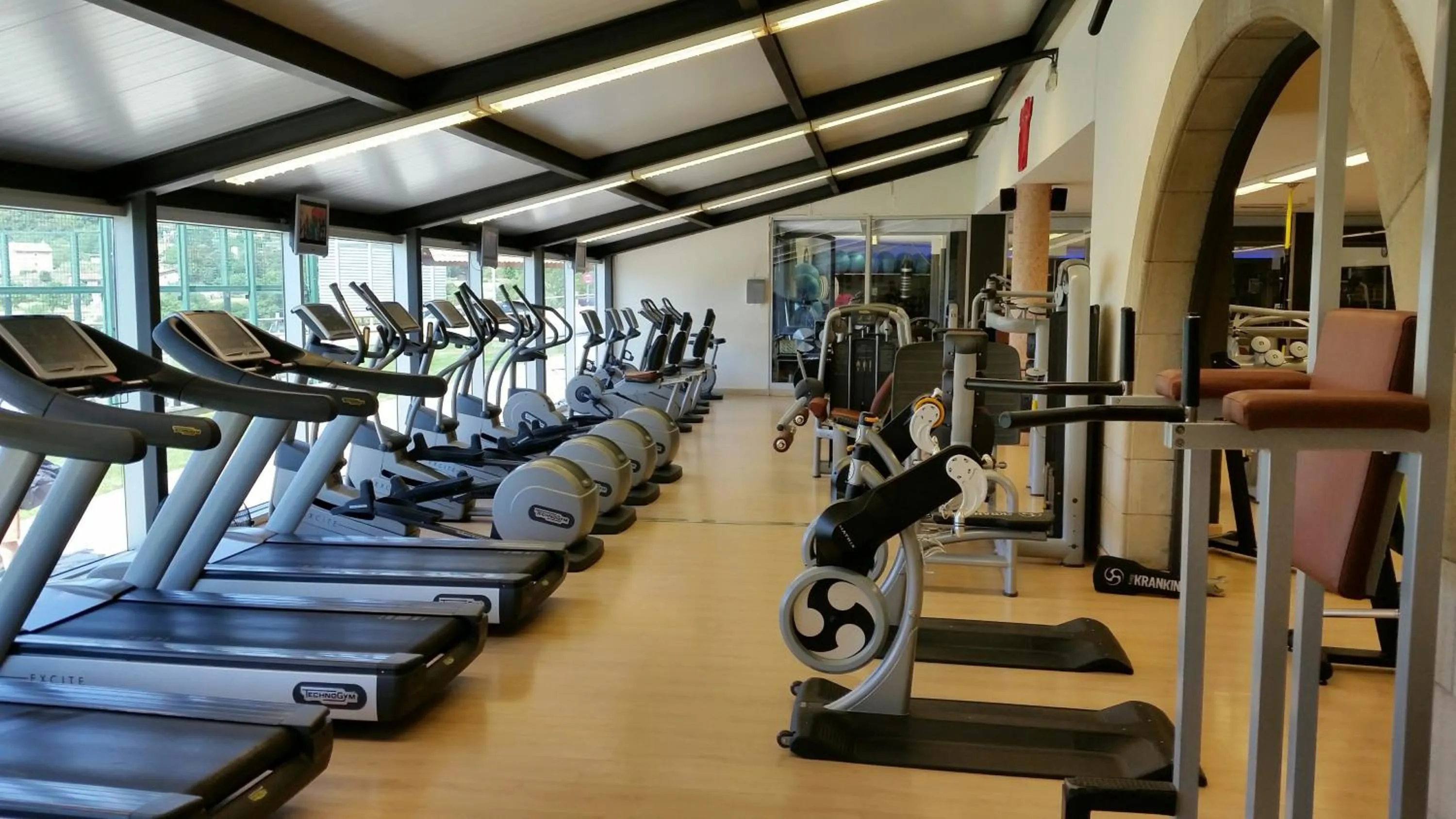 Fitness centre/facilities in Berga Resort