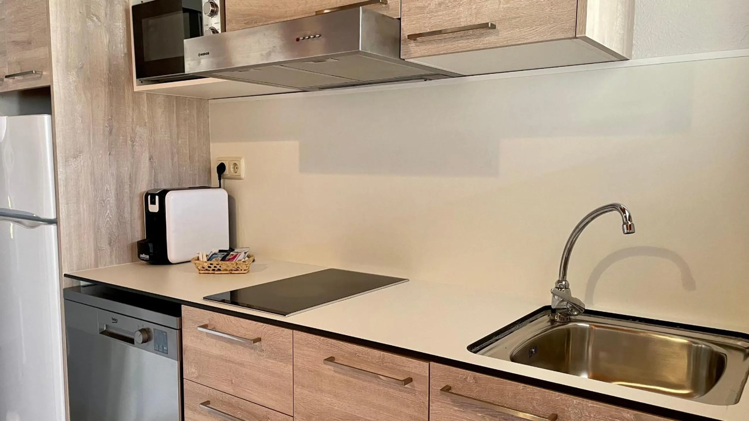 Kitchen or kitchenette in Berga Resort