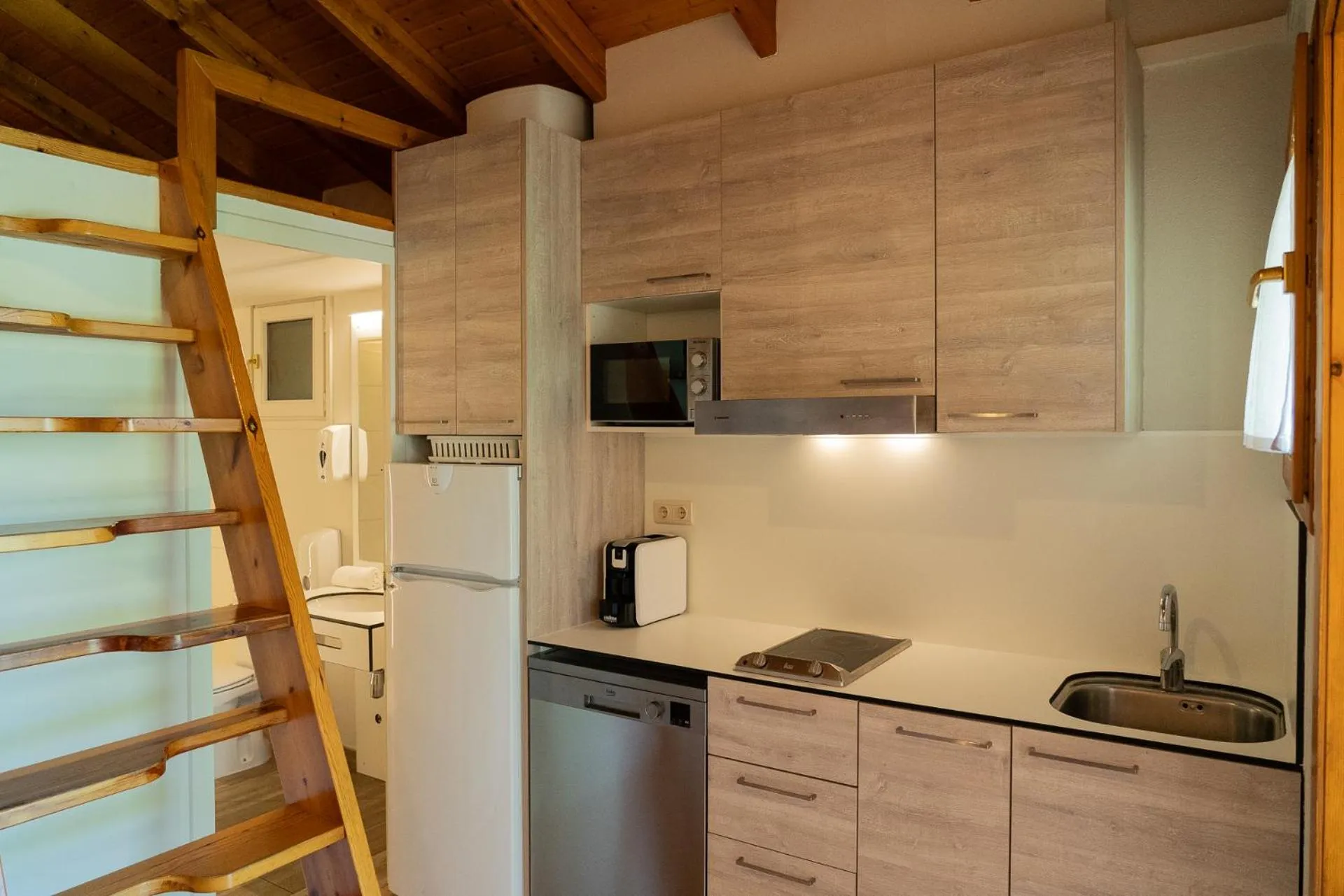 Kitchen or kitchenette in Berga Resort