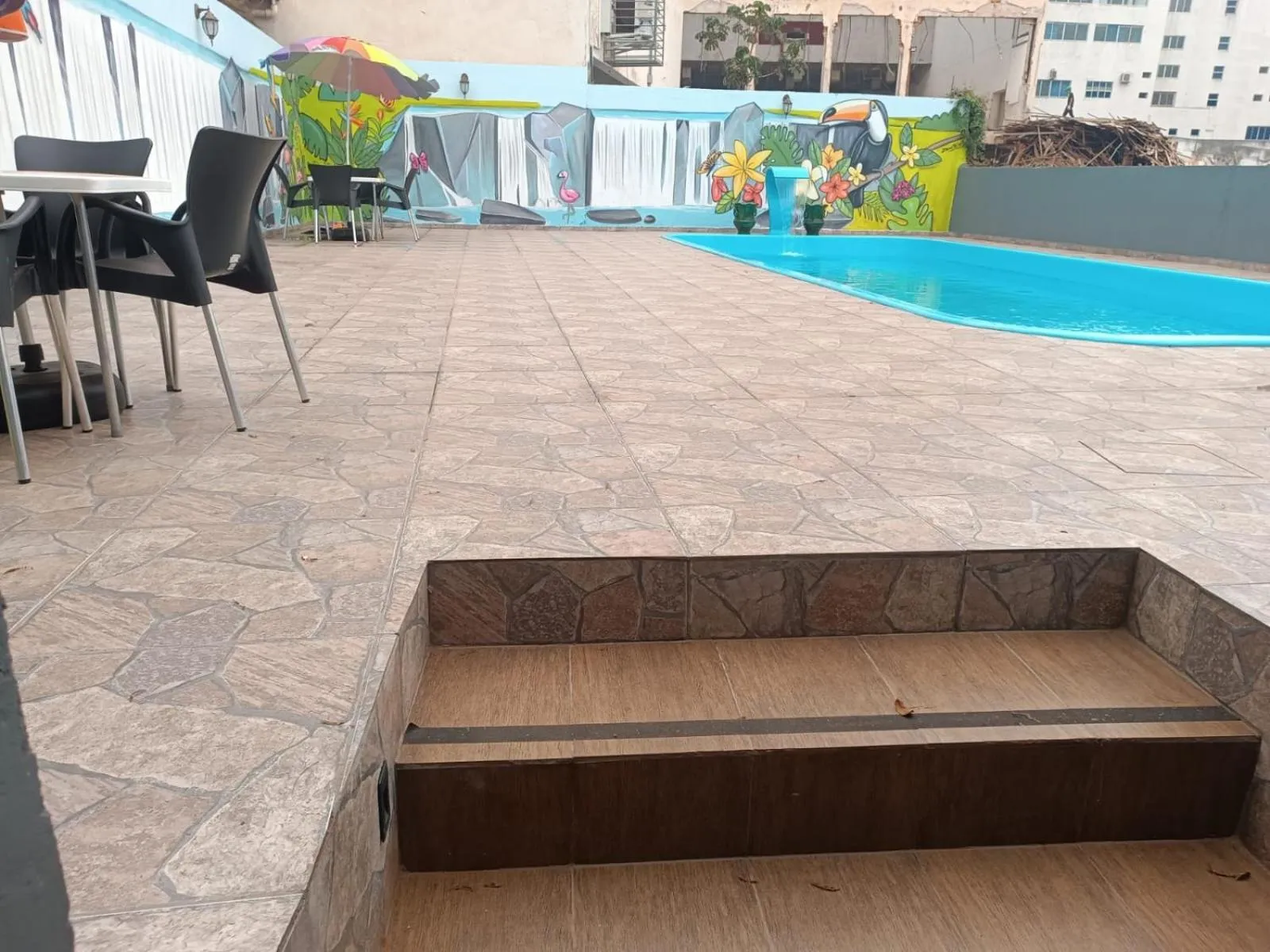 Swimming pool in Hotel Iguaçu Centro