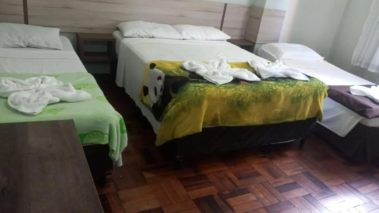 Bed in Hotel Iguaçu Centro