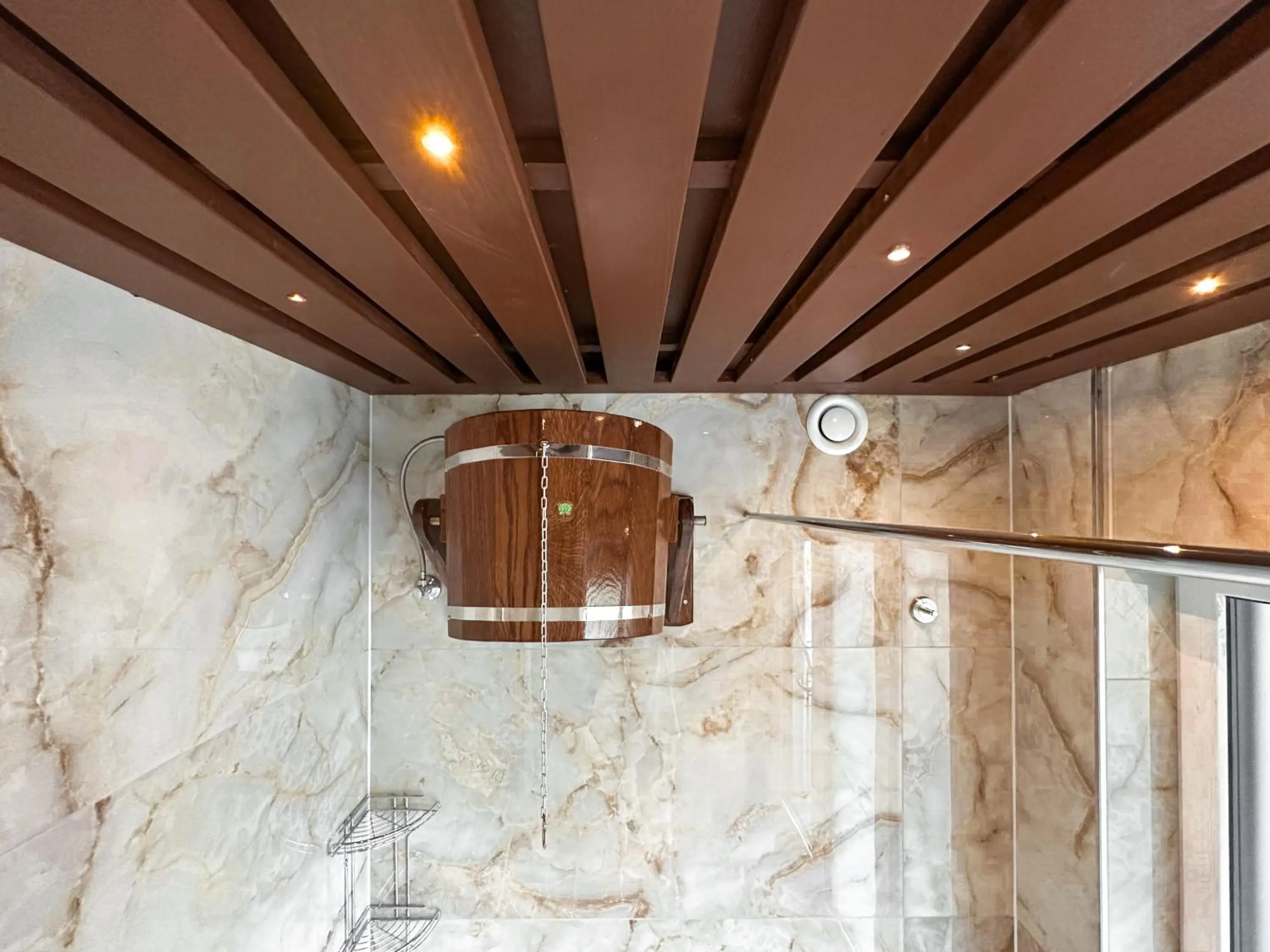 Sauna in Gästehotel Lucendi Premium Lounge