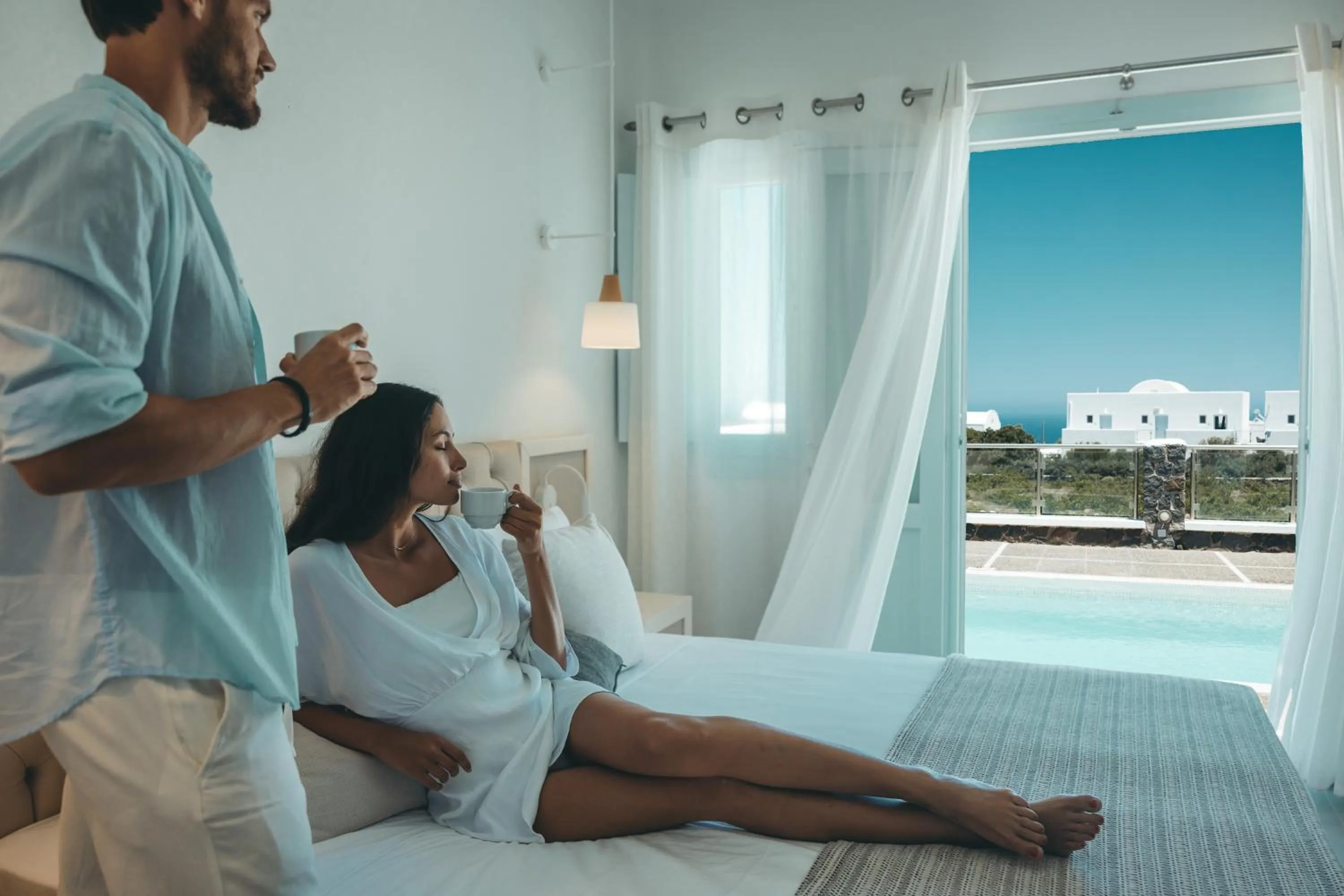 Bed in El Greco Resort & Spa