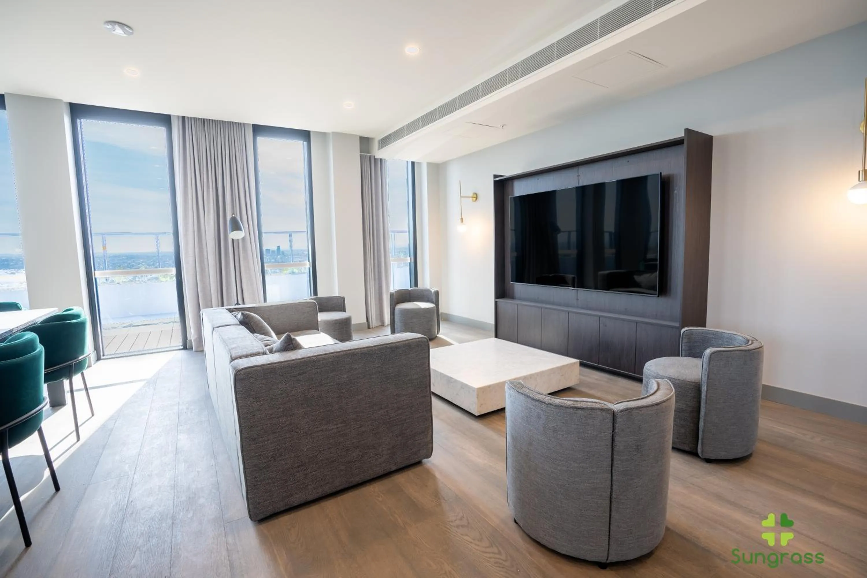 Seating area in Liberty One