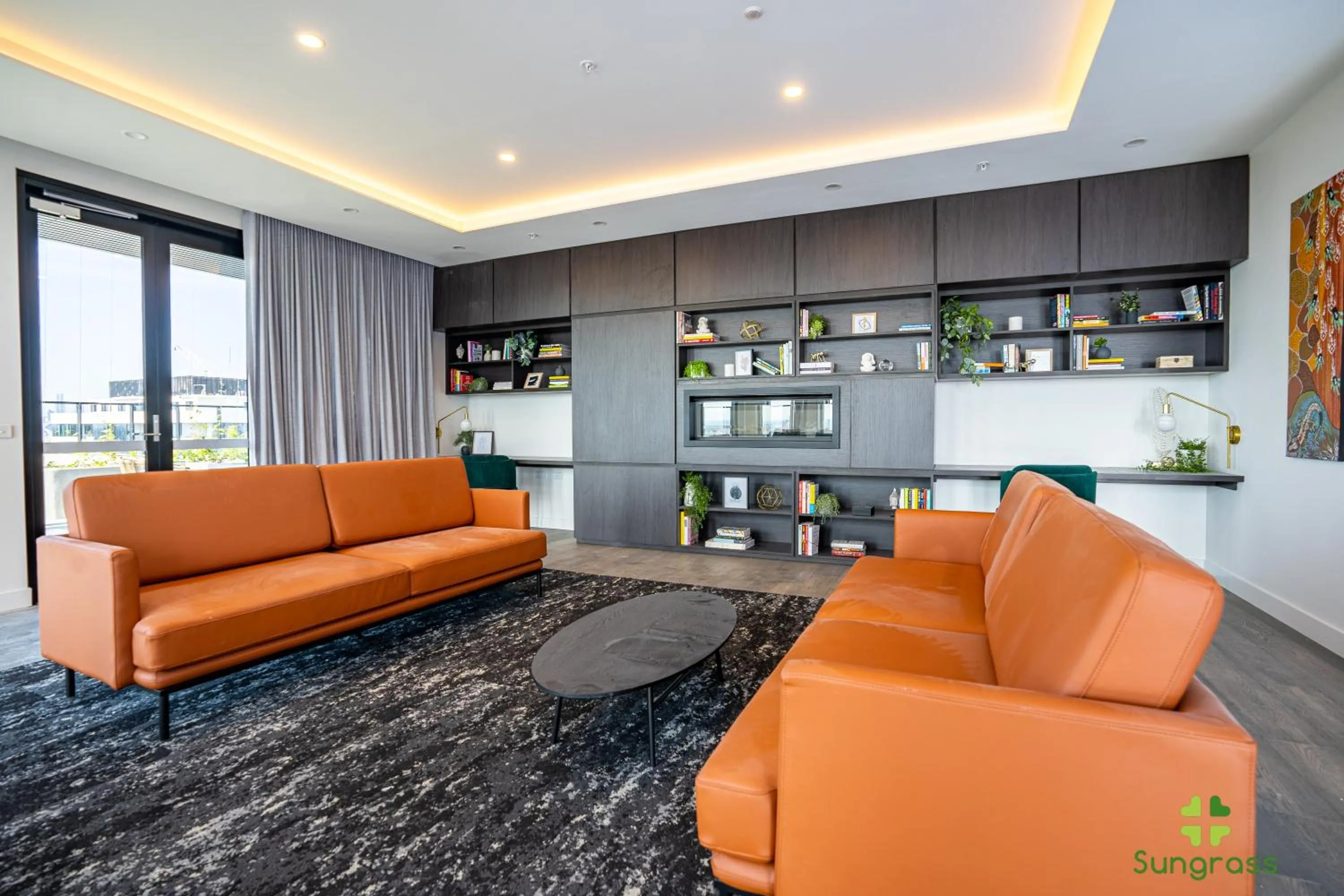 Seating area in Liberty One