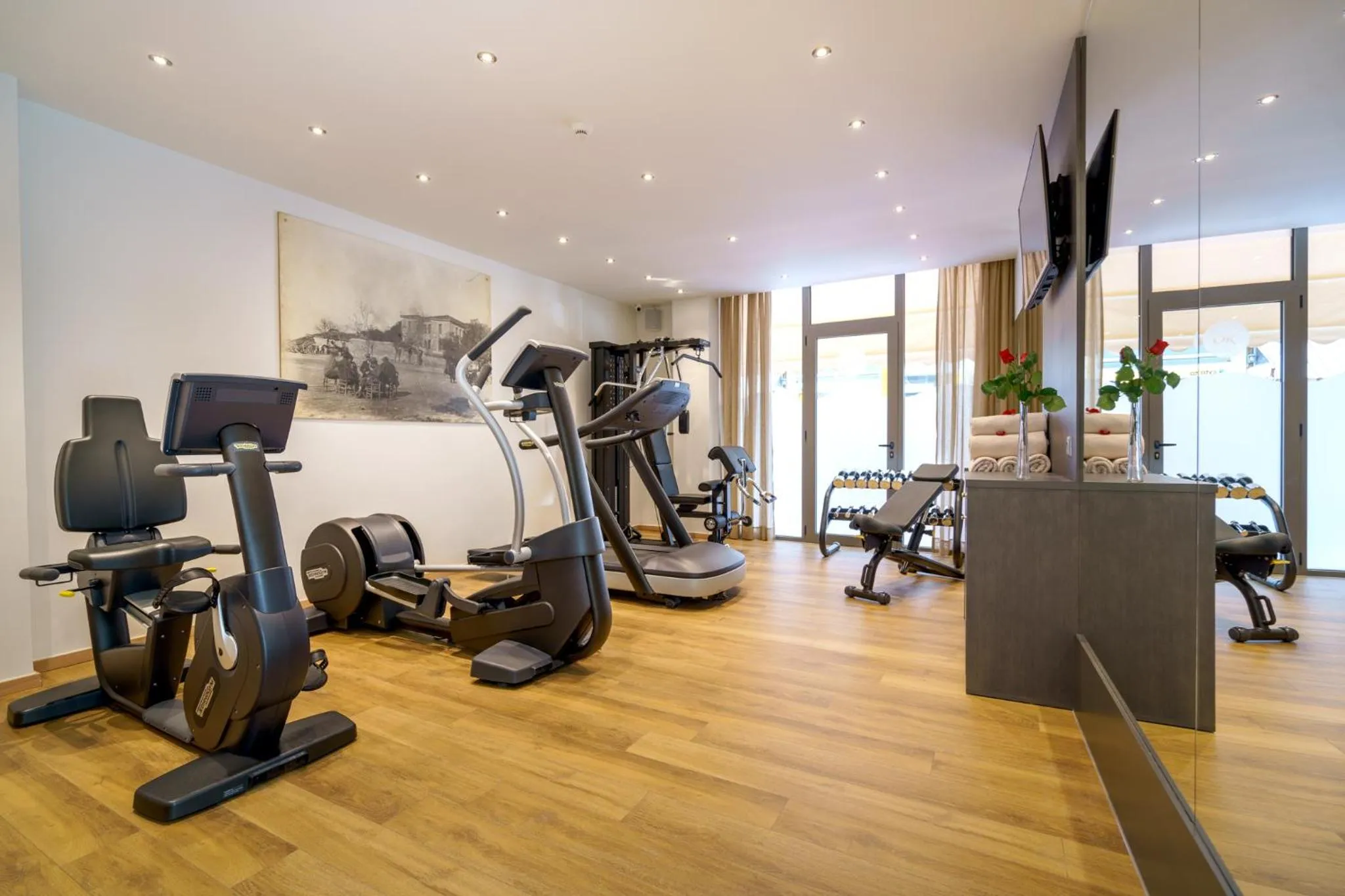 Fitness centre/facilities in Kyma Suites Beach Hotel