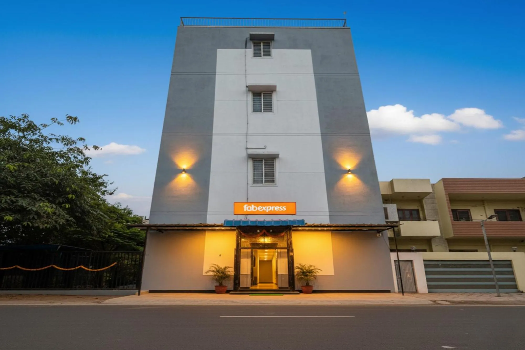Property building in FabHotel Diamond Residency - Airport road