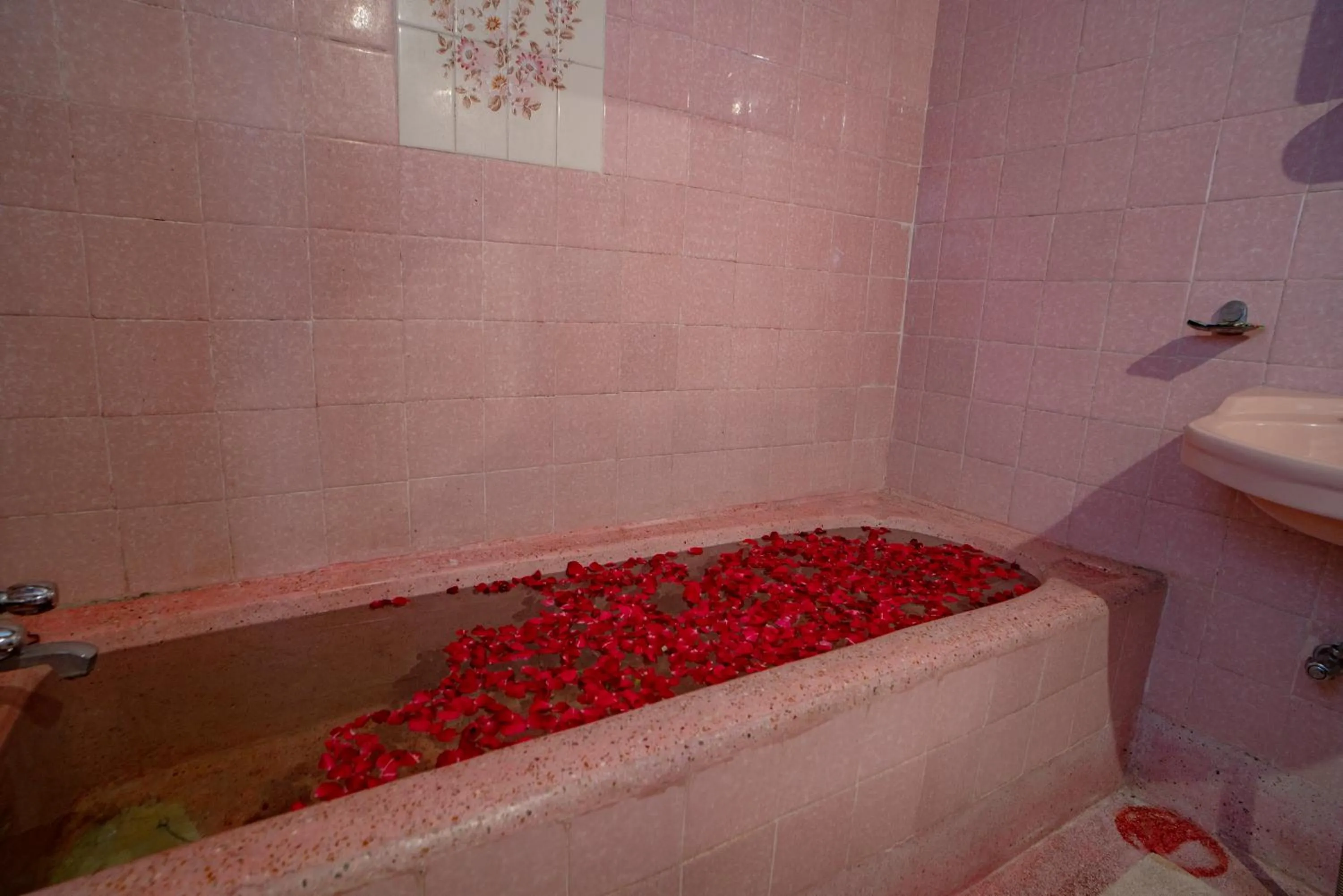 Bath in Hotel Ambavgarh Palace