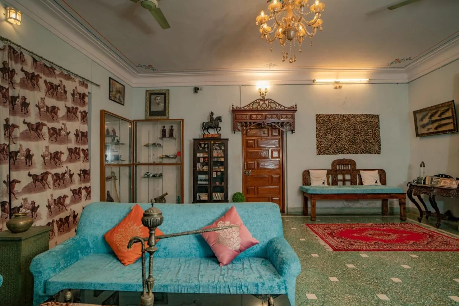 Lobby or reception in Hotel Ambavgarh Palace