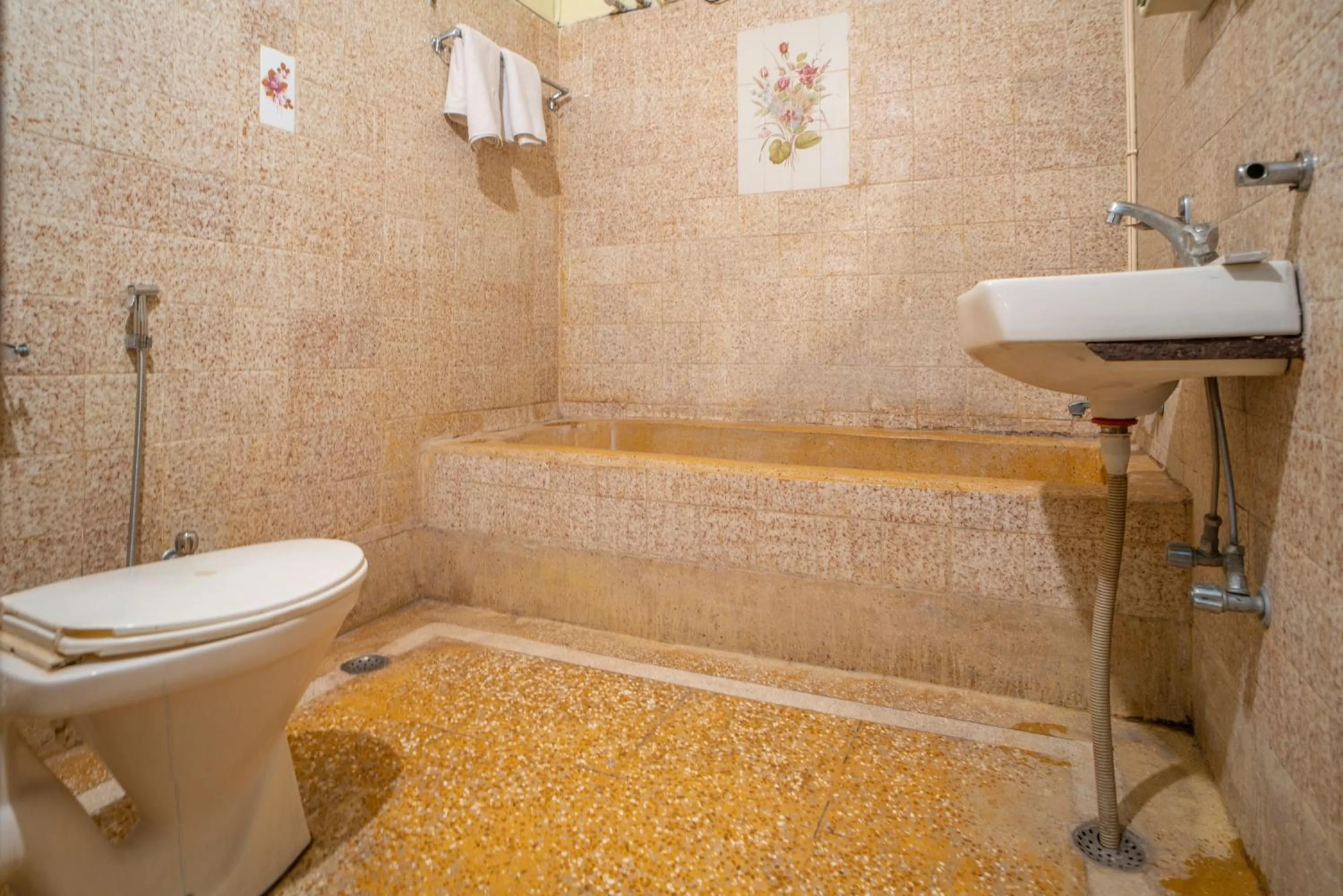 Toilet in Hotel Ambavgarh Palace