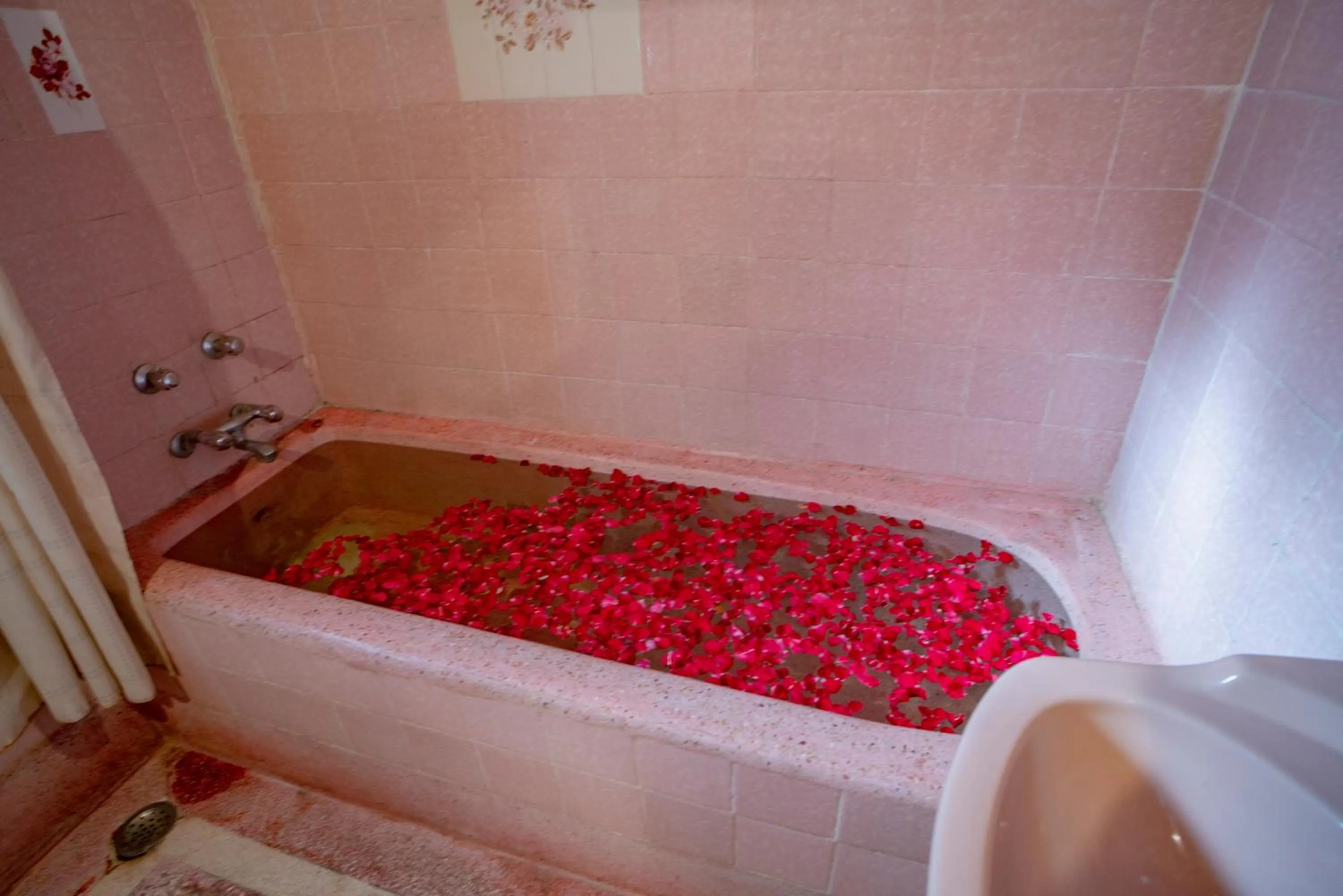 Bath in Hotel Ambavgarh Palace