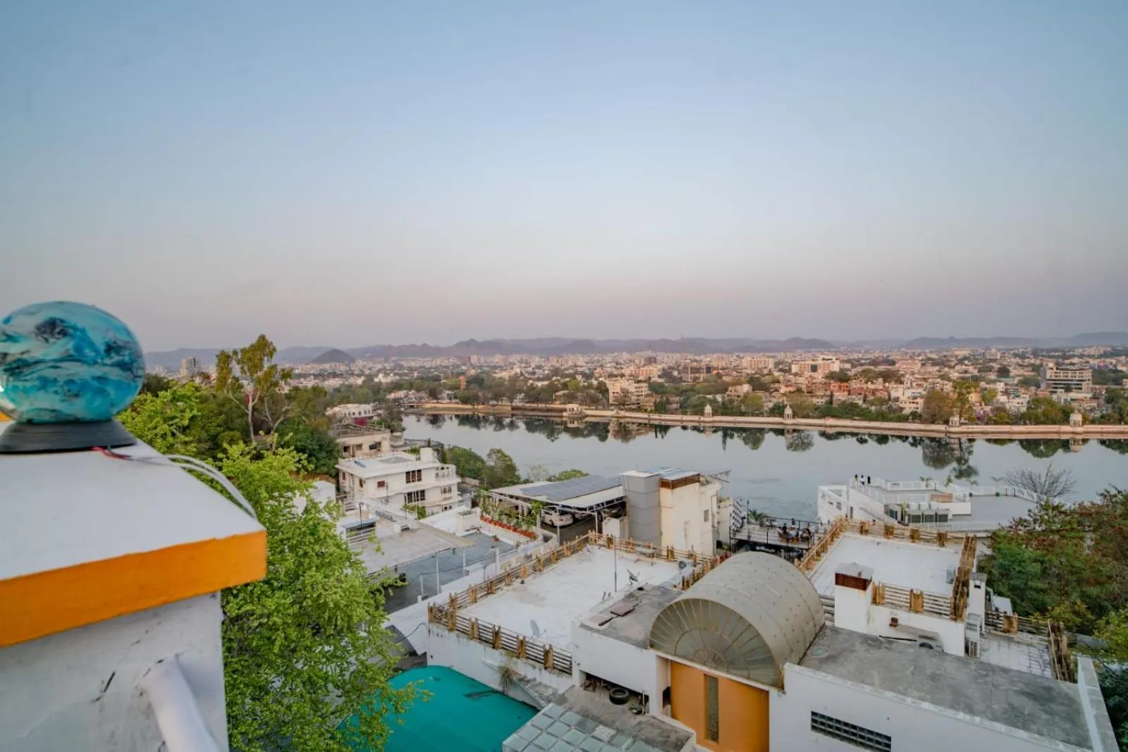 Property building in Hotel Ambavgarh Palace