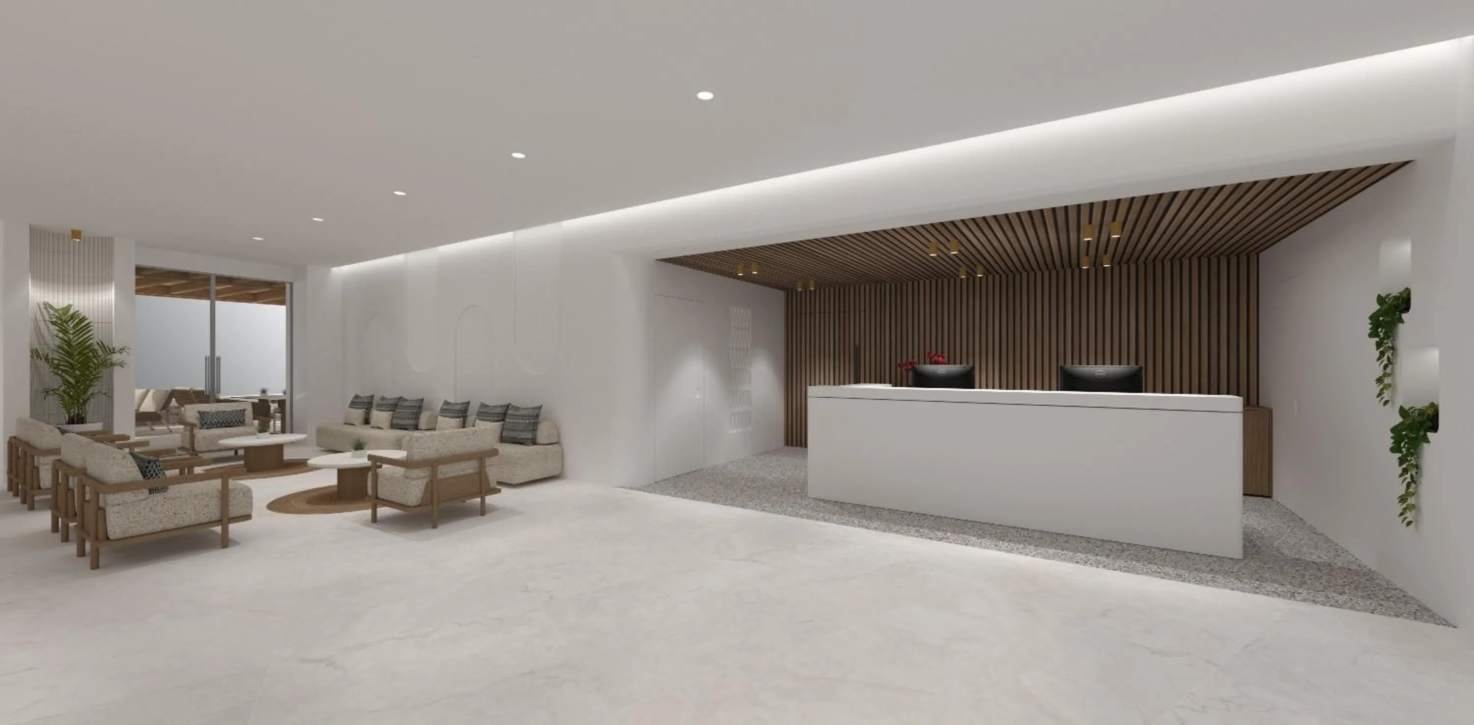 Lobby or reception in Aegean Plaza Hotel