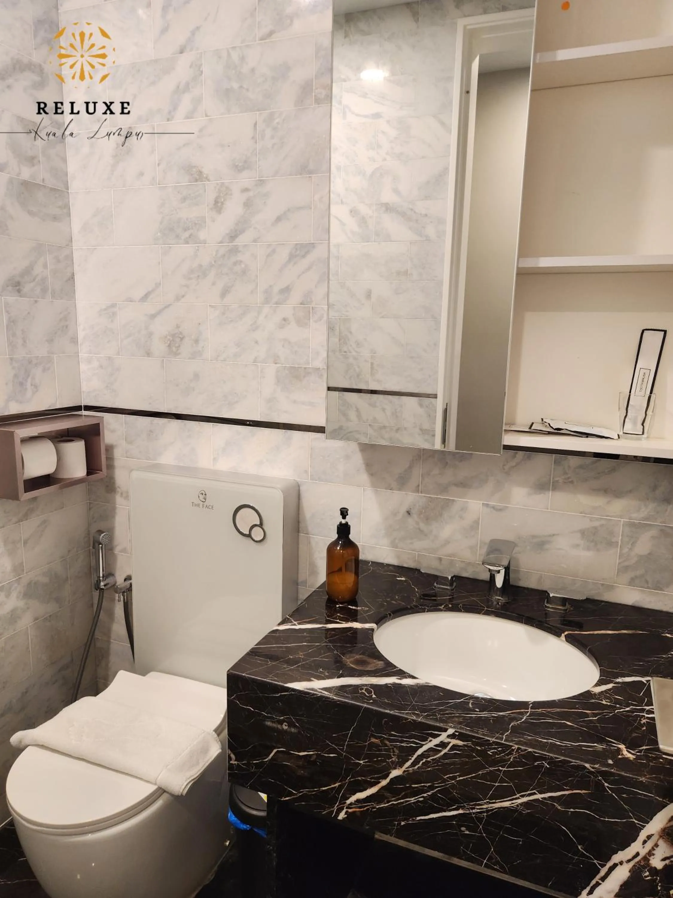 Bathroom in The Platinum 2 Premium Suite by Reluxe