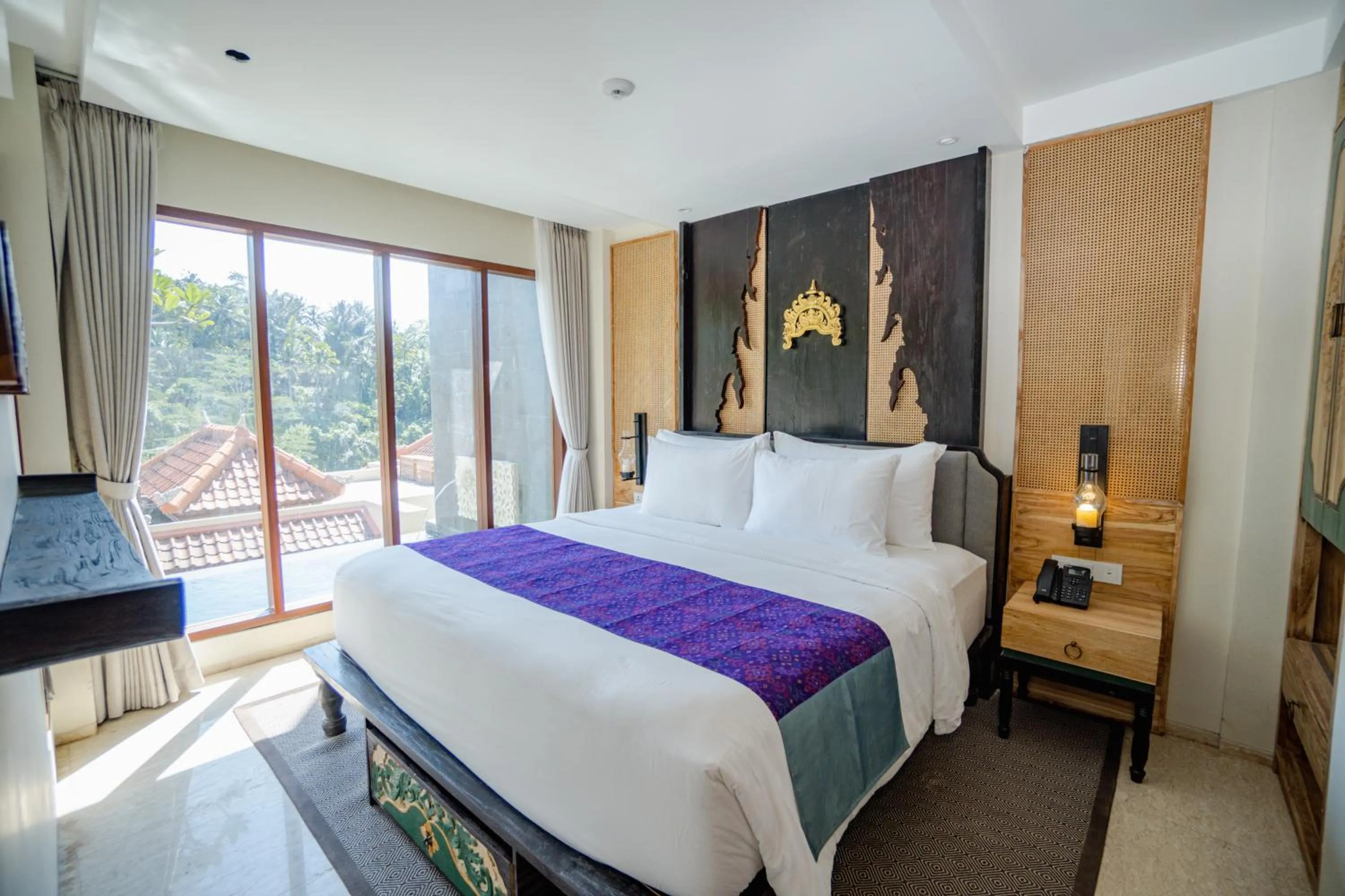 Bed in Horison Ume Suites & Villas