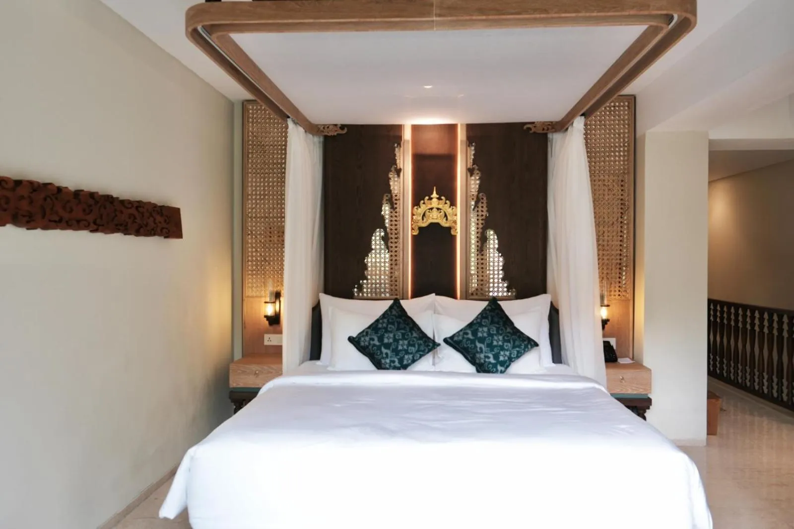 Bed in Horison Ume Suites & Villas