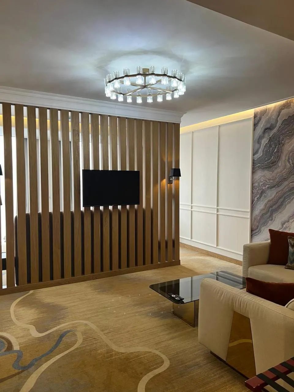 Seating area in Sofia International Hotel