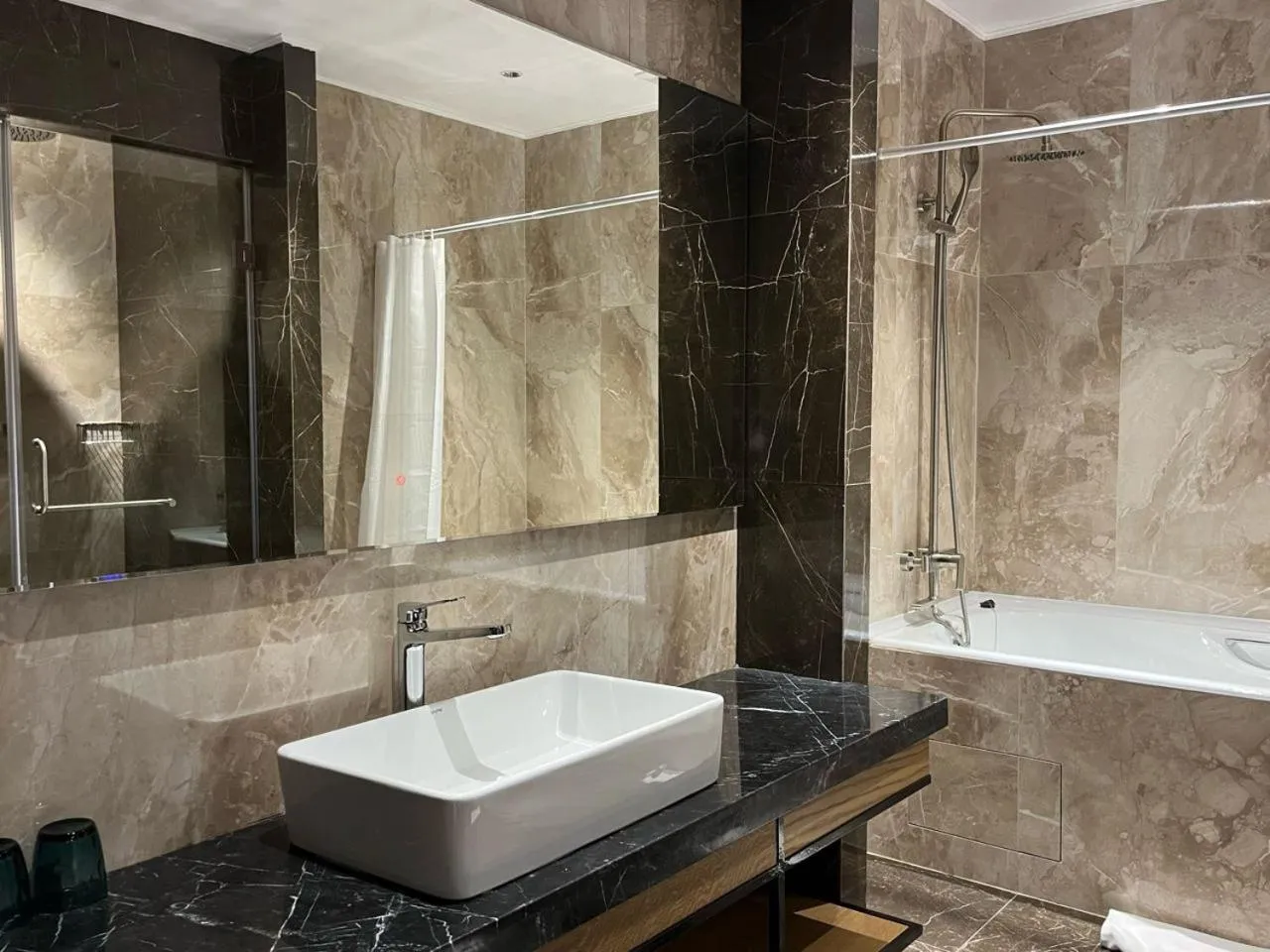 Shower in Sofia International Hotel