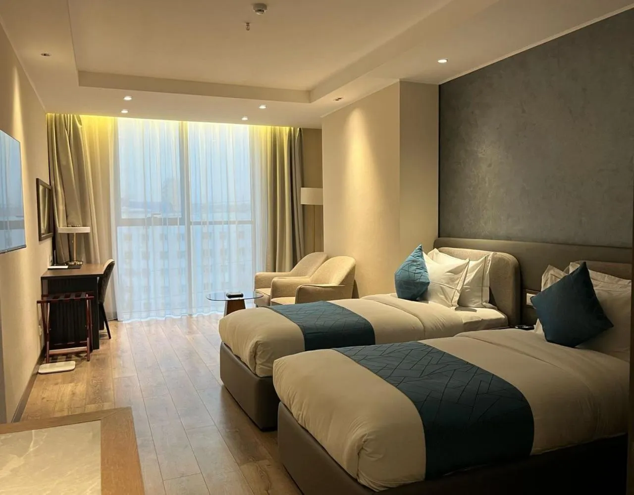 Bed in Sofia International Hotel