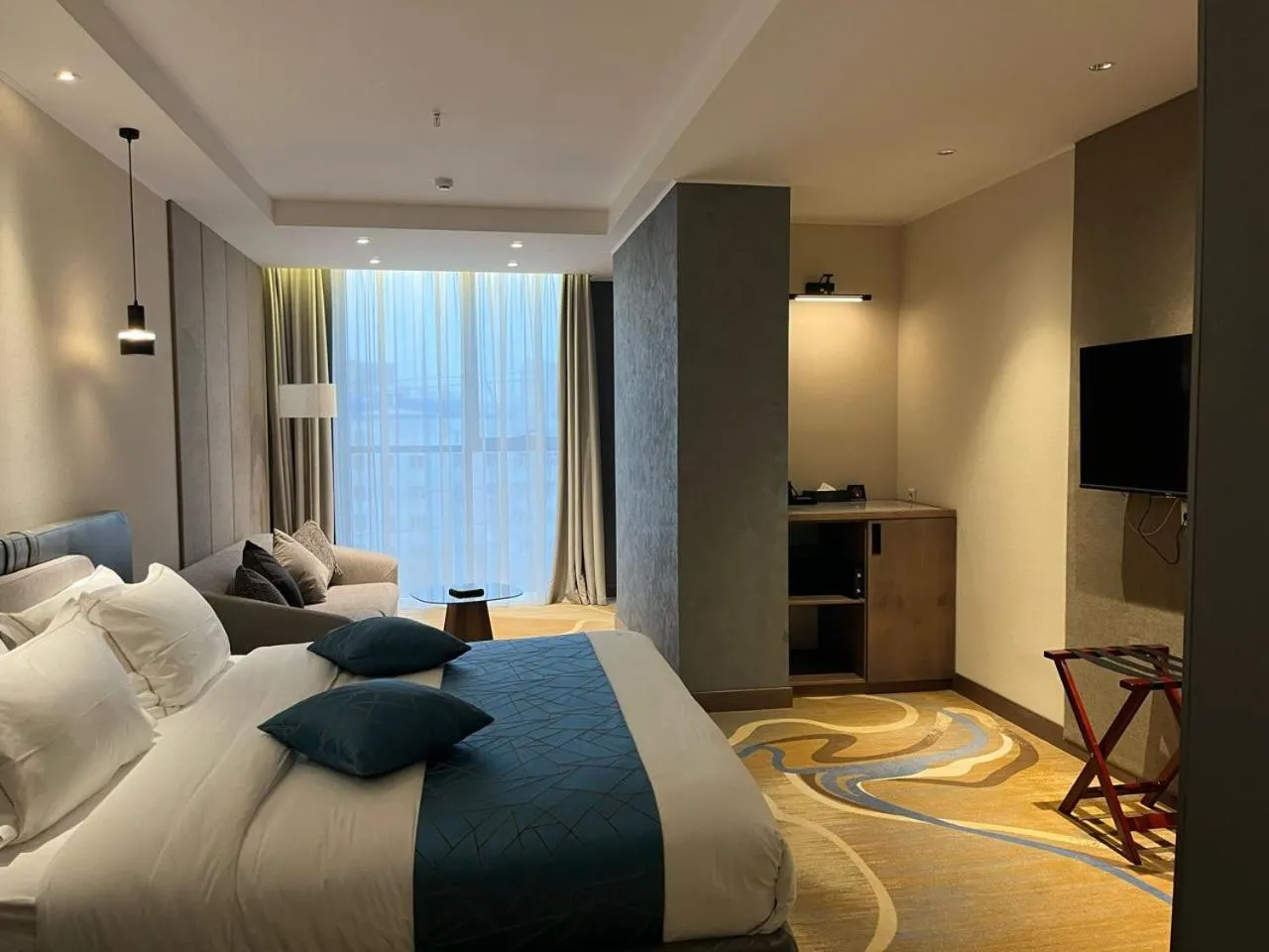 Bed in Sofia International Hotel