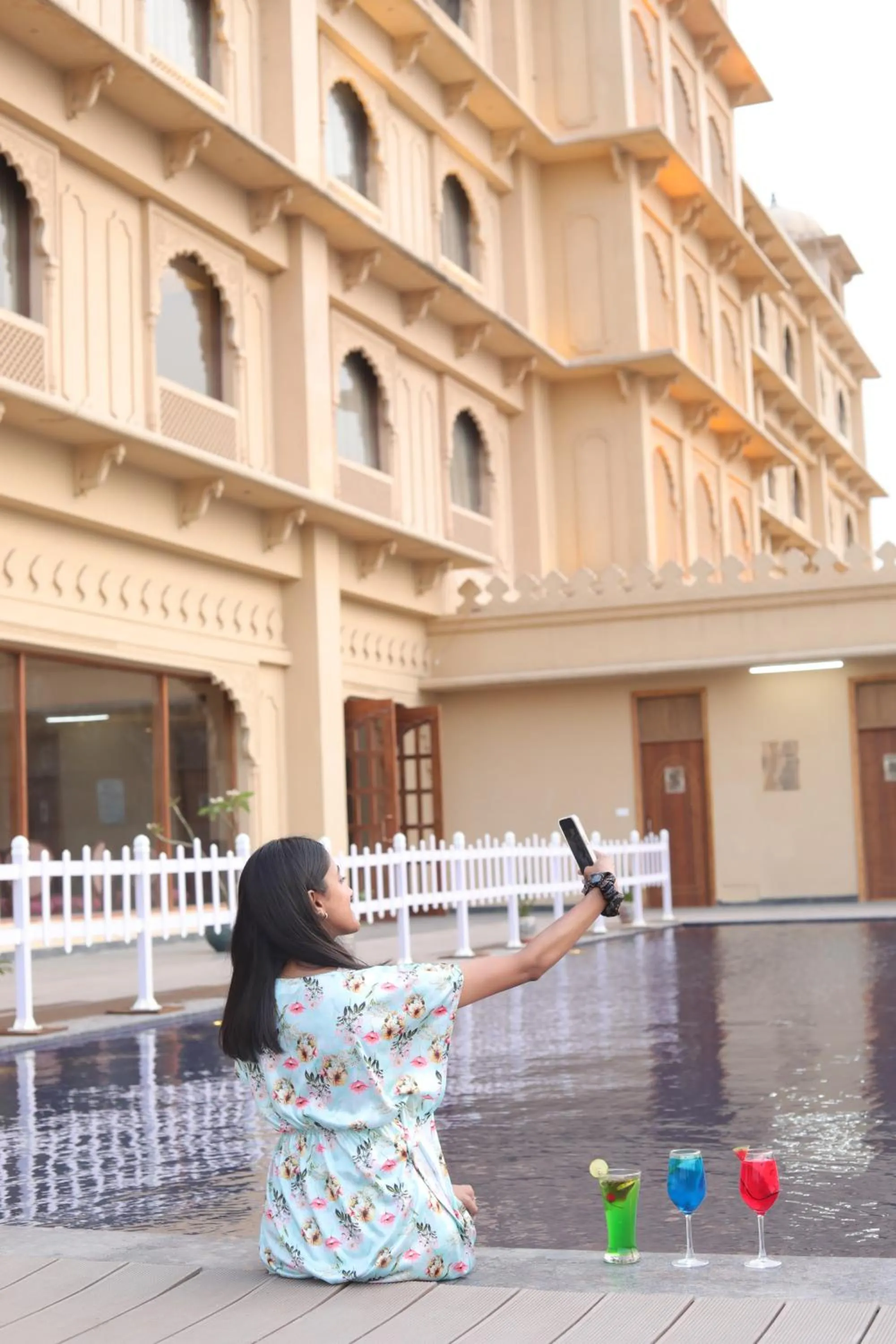 Swimming pool in Regenta City Vilas Palace Ambala