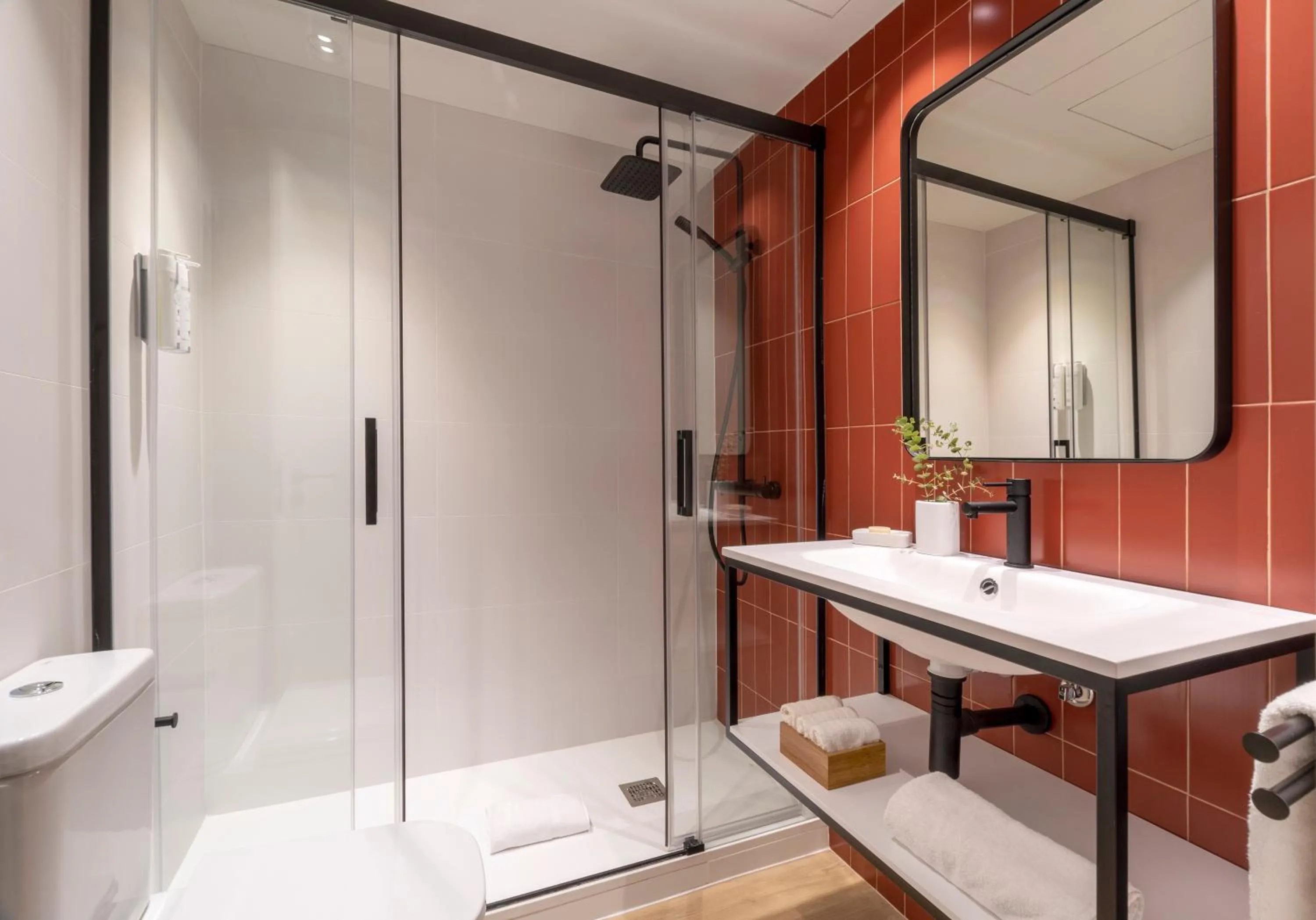 Shower in Arrivo Apartments