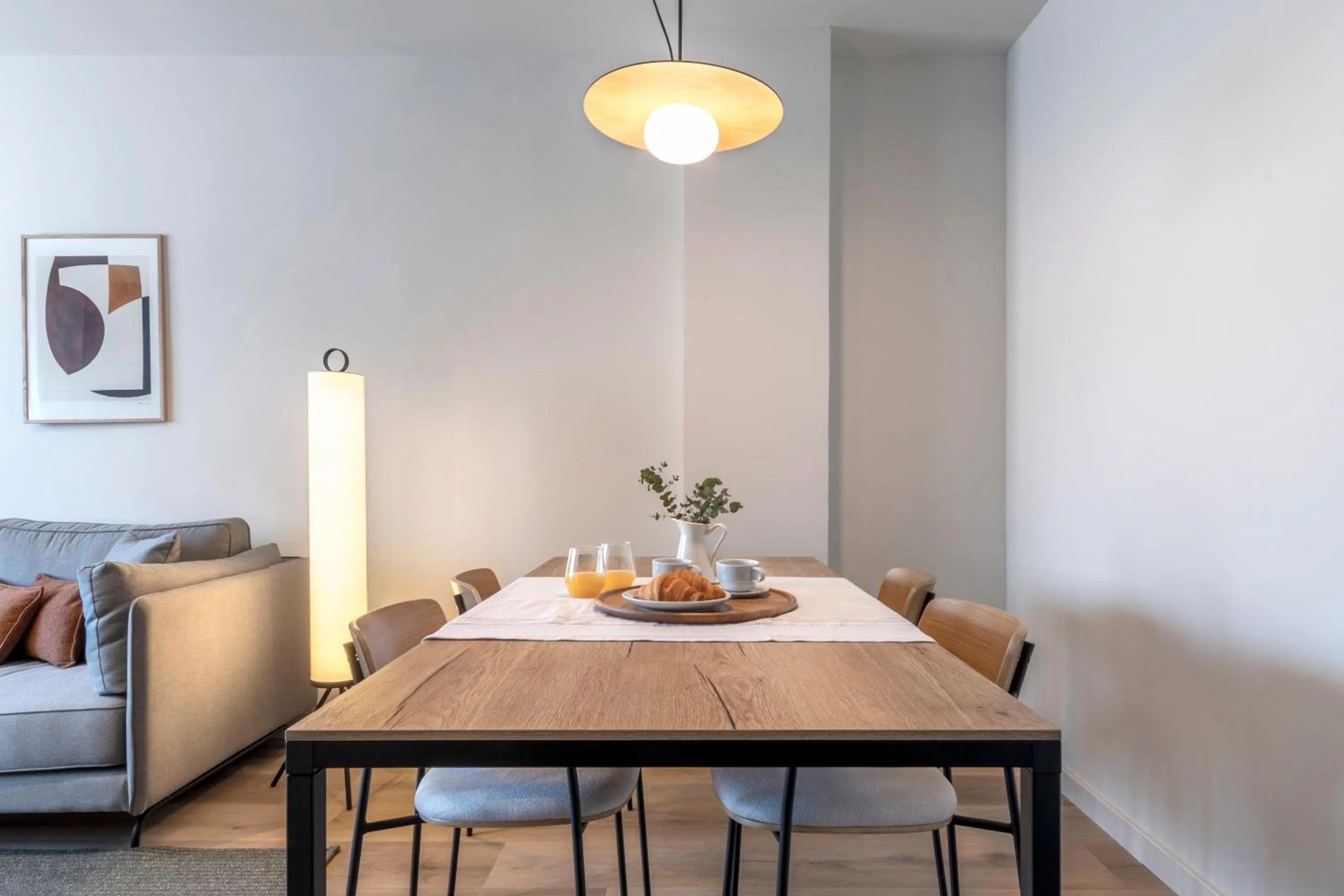 Dining area in Arrivo Apartments