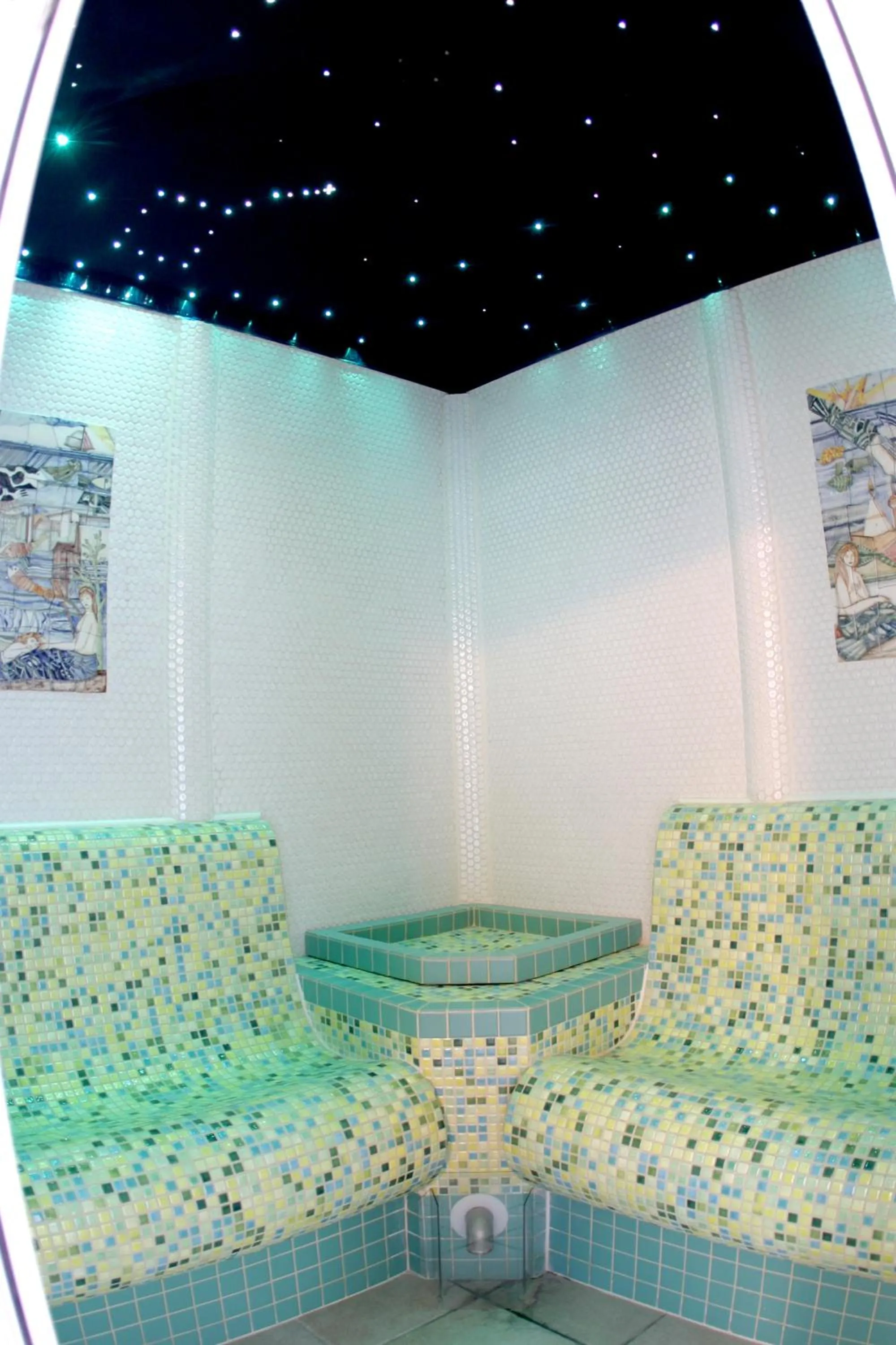 Steam room in Hotel Monumento Pazo do Castro