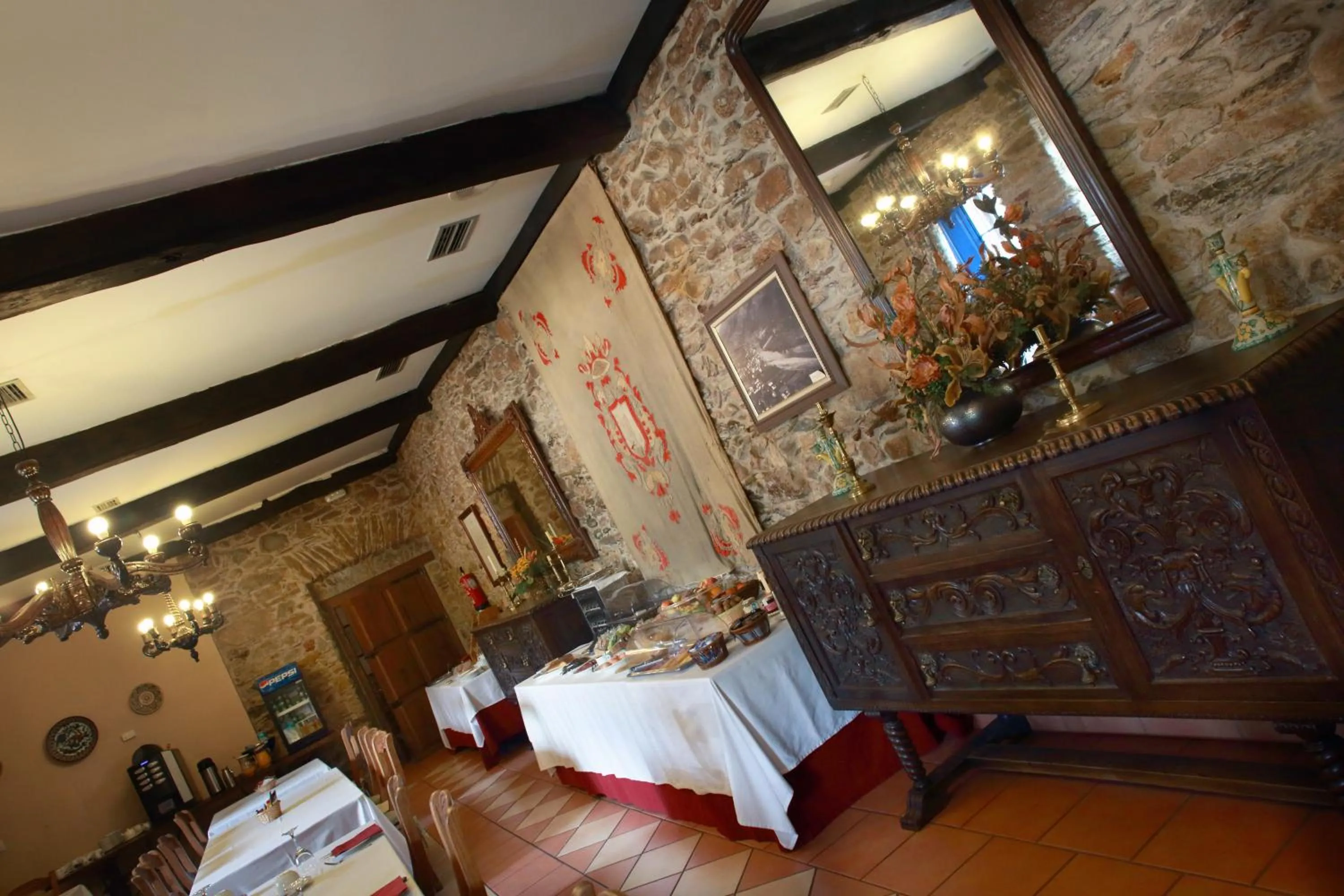 Buffet breakfast in Hotel Monumento Pazo do Castro