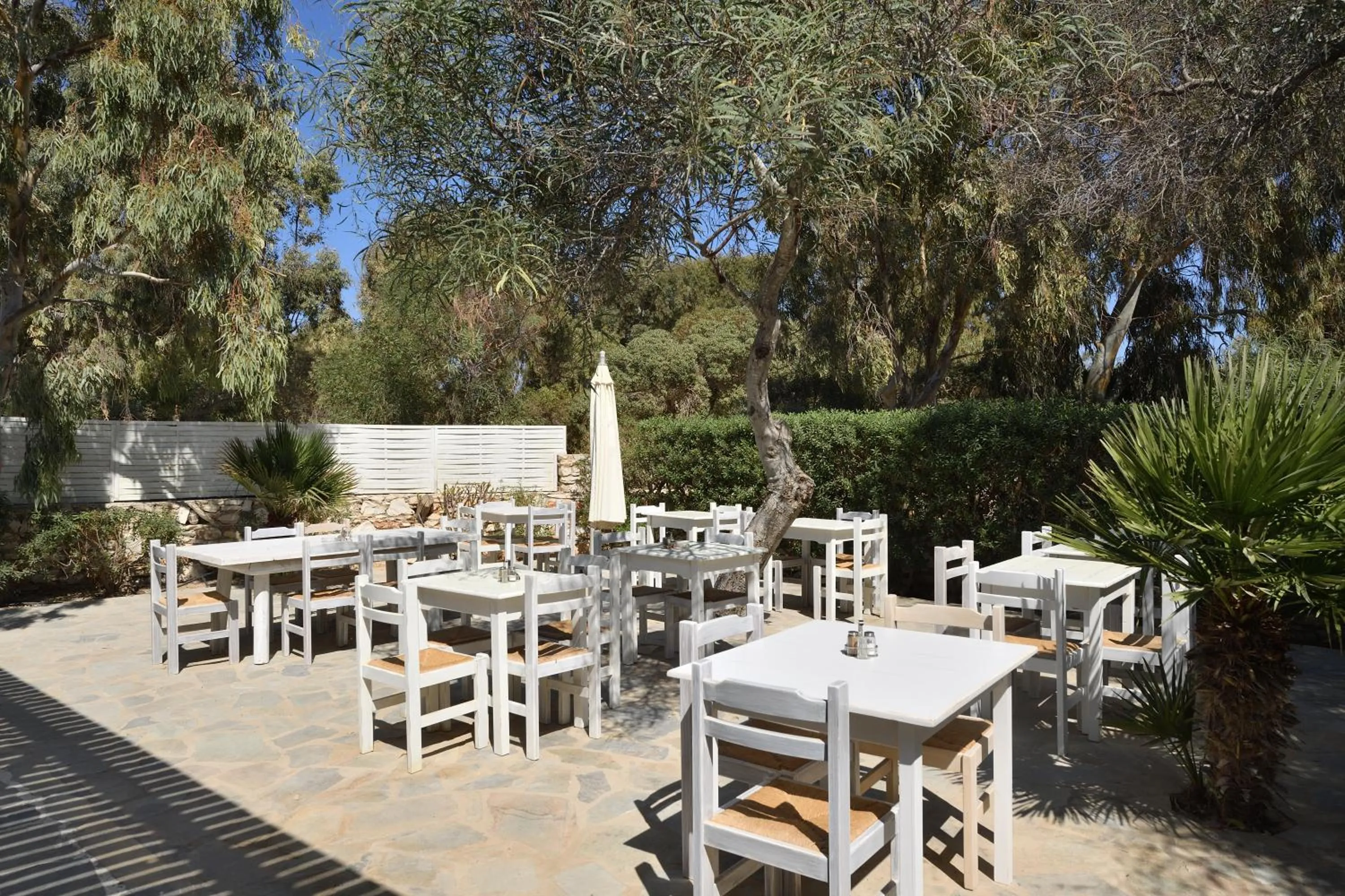 Patio in Surfing Beach Village Paros