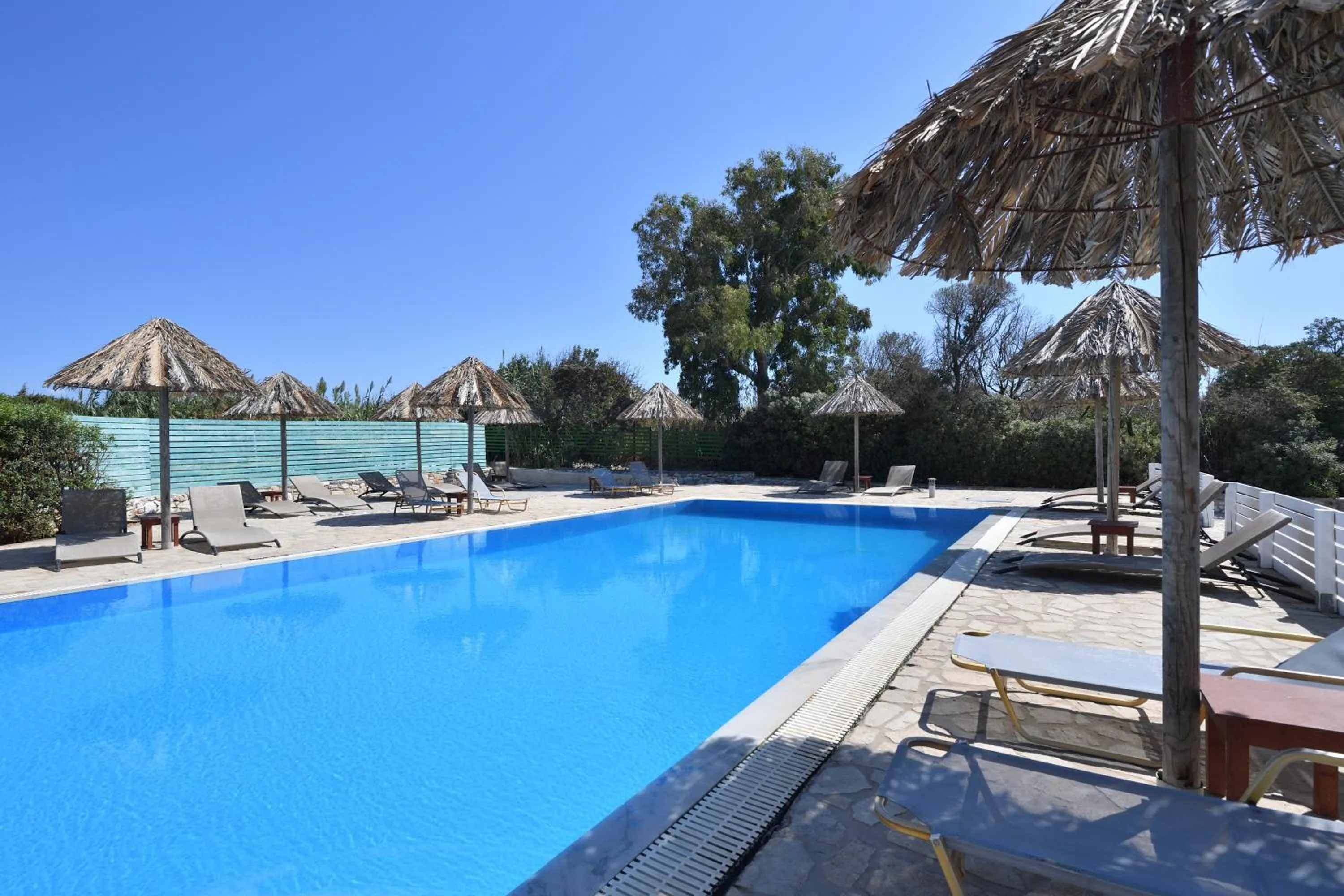 Swimming pool in Surfing Beach Village Paros
