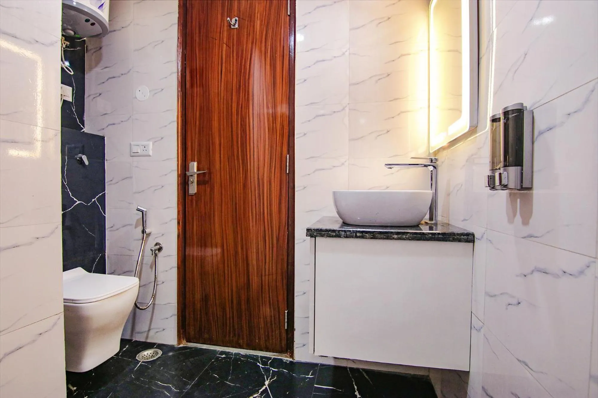 Bathroom in FabHotel Satyam International