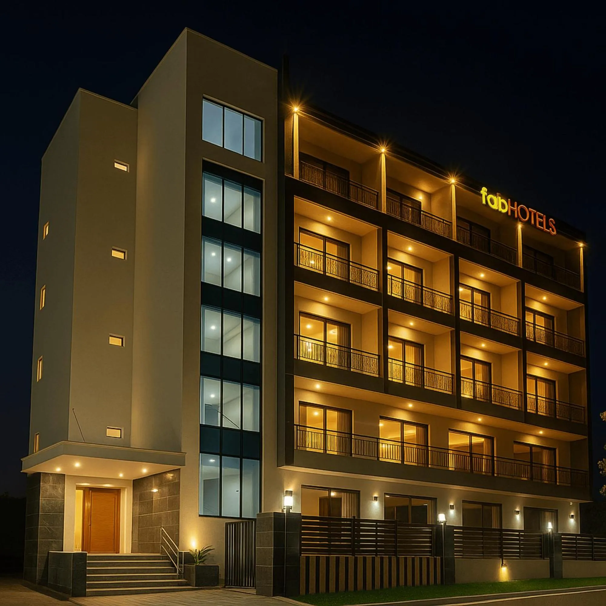 Property building in FabHotel Satyam International