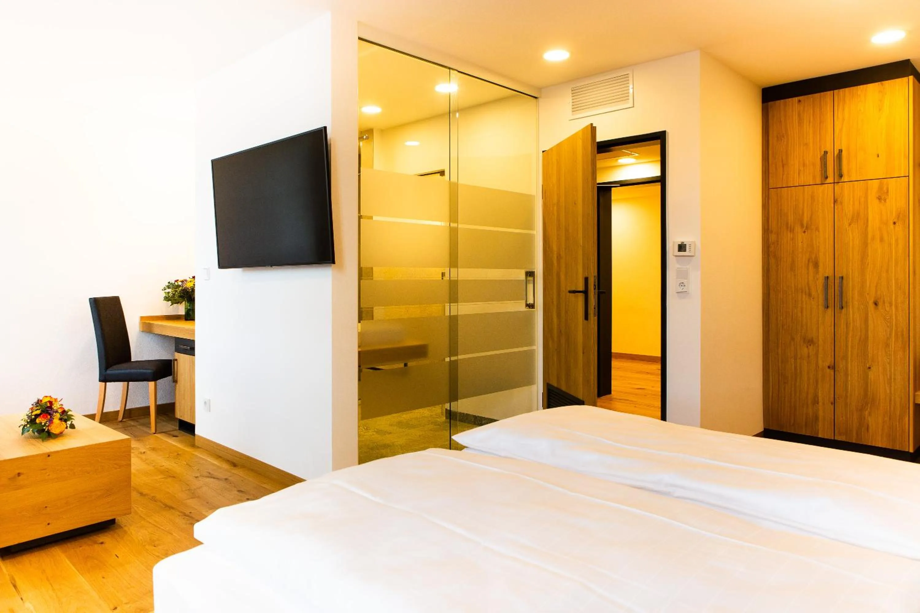 Bed in Gasthof & Hotel Bichler