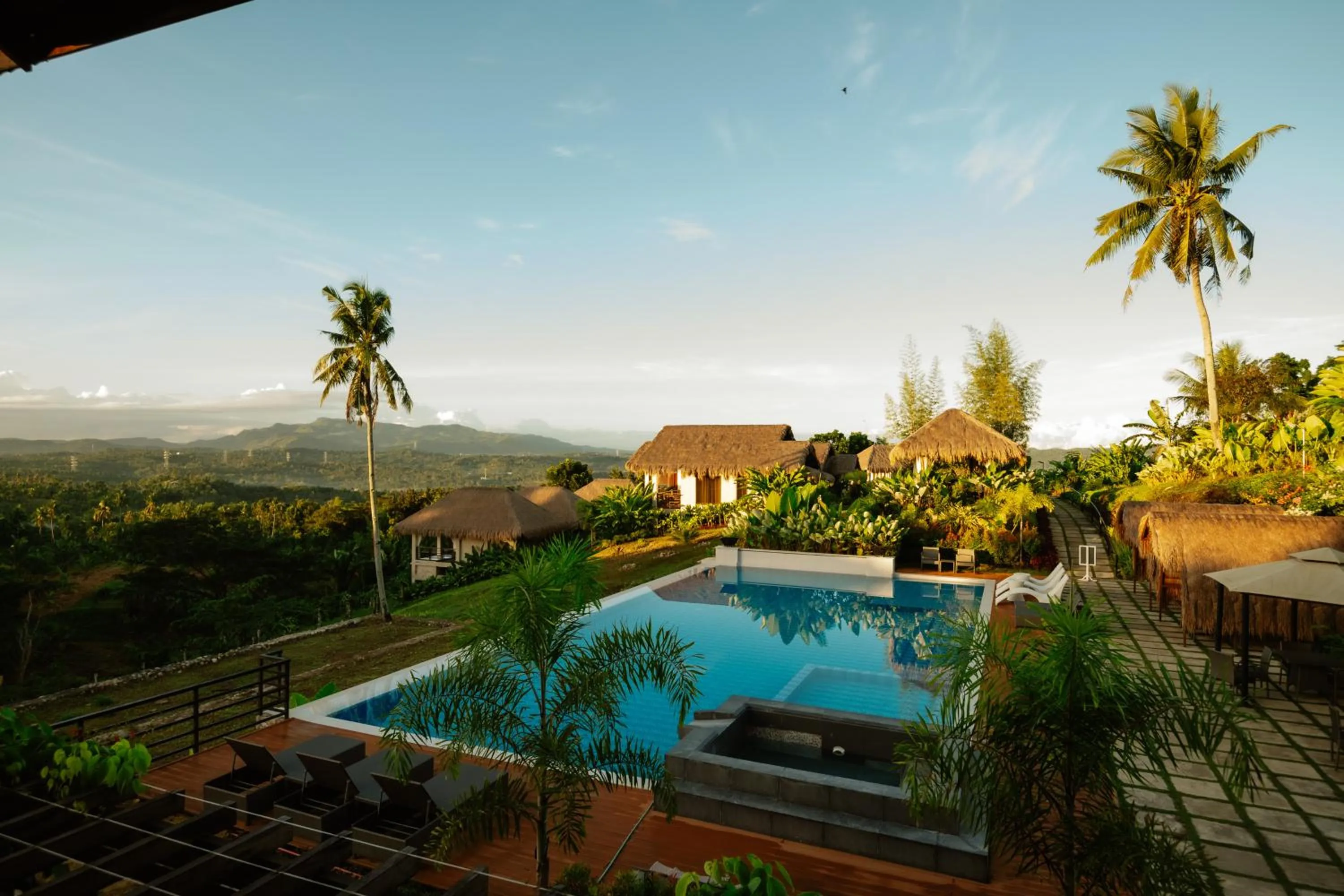 Swimming pool in La Joya Farm Resort & Spa