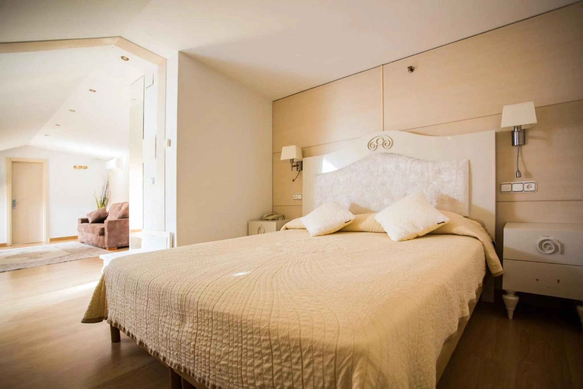 Bed in Hotel II Virrey