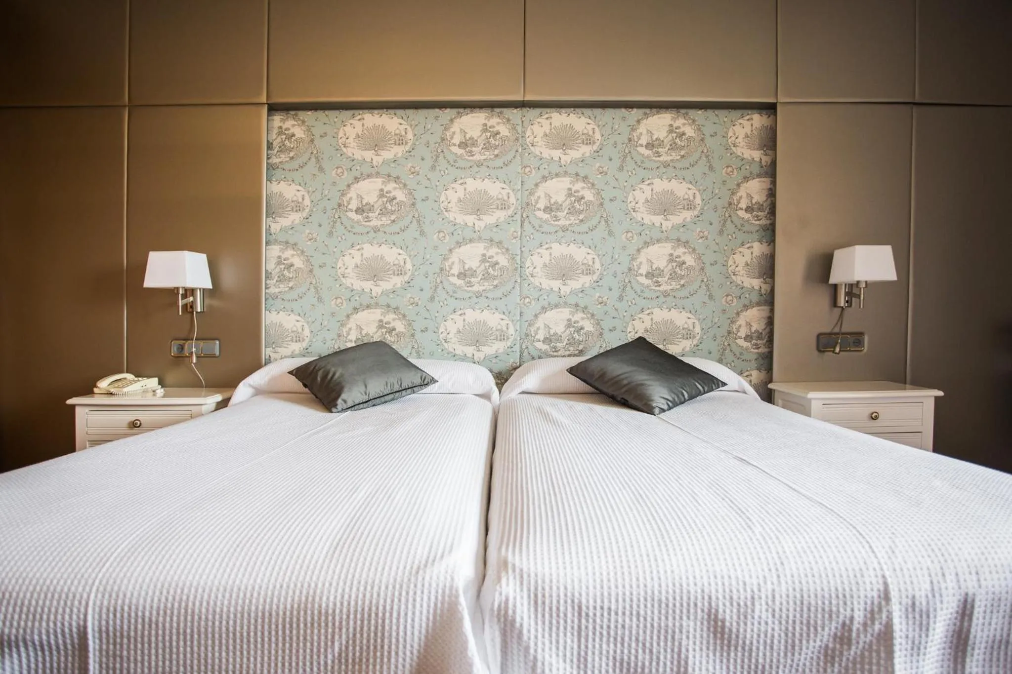 Bed in Hotel II Virrey