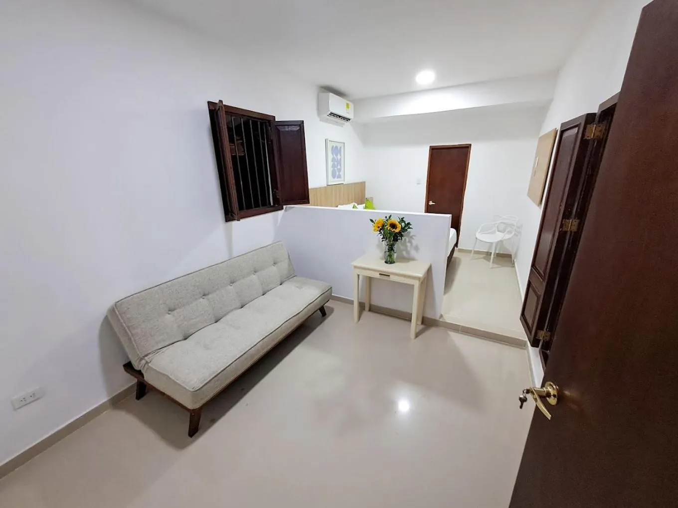 Bed in Hotel Casa Agustina