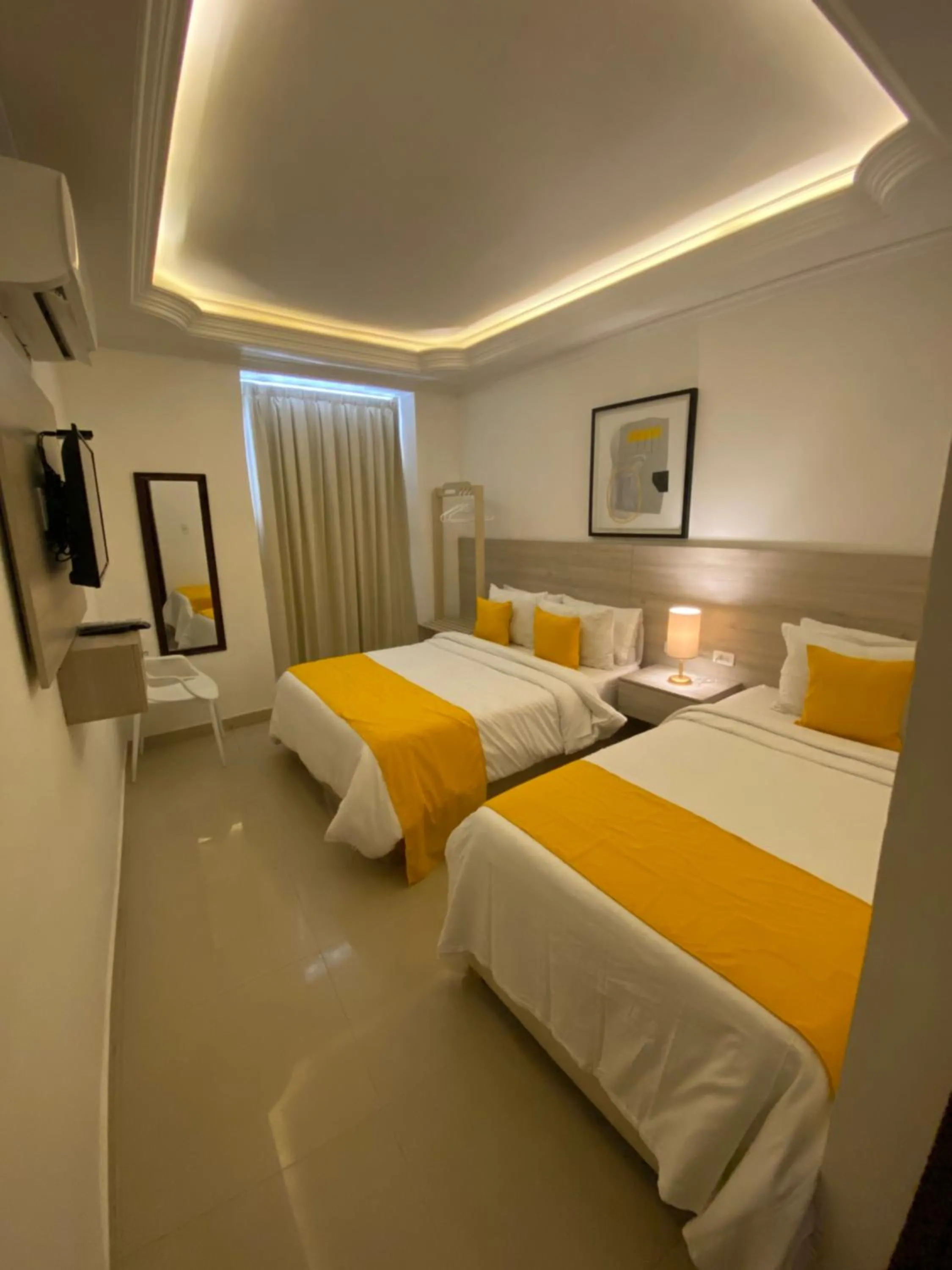 Bed in Hotel Casa Agustina