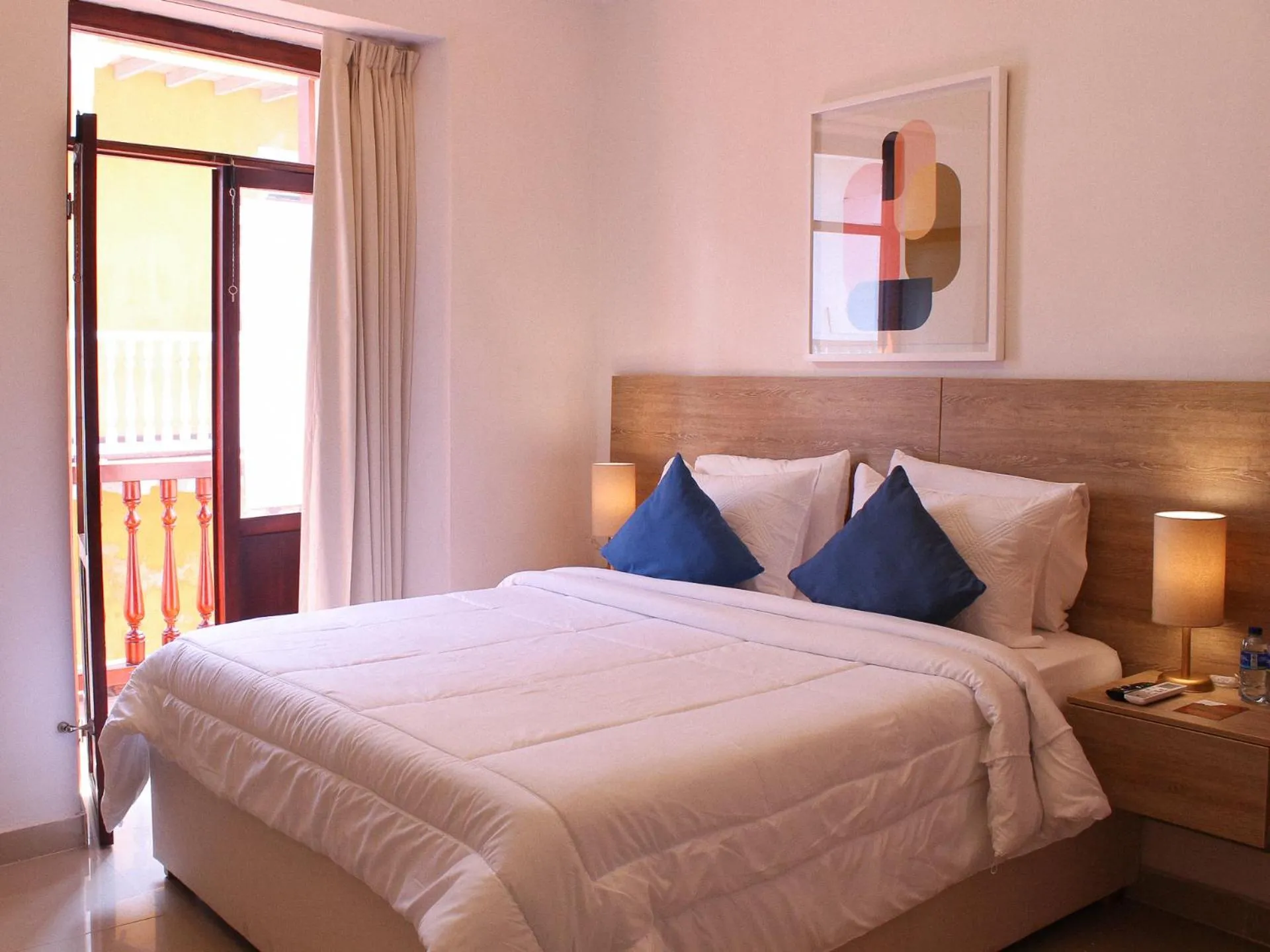 Bed in Hotel Casa Agustina