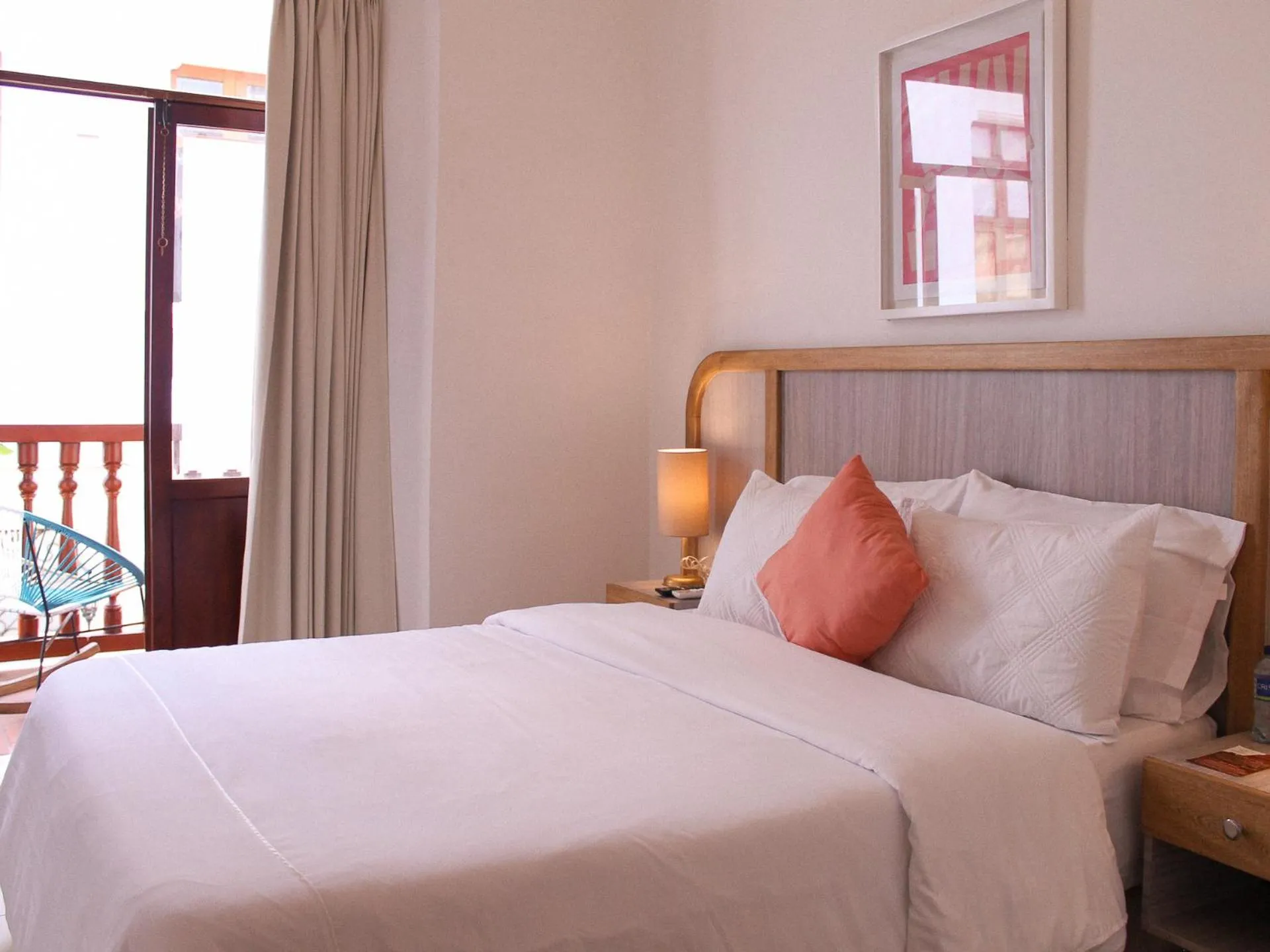 Bed in Hotel Casa Agustina