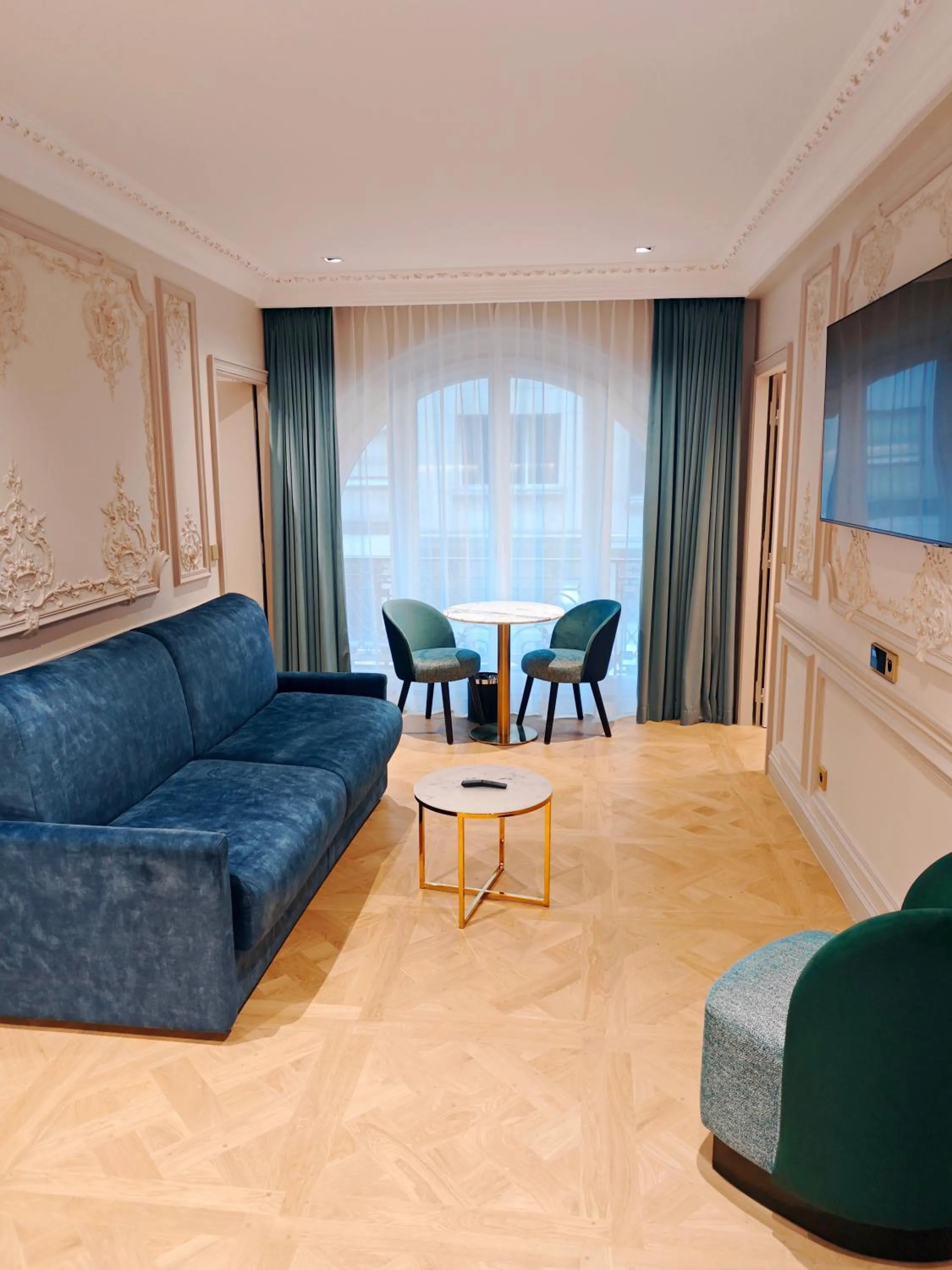 Living room in Mode Paris Aparthotel