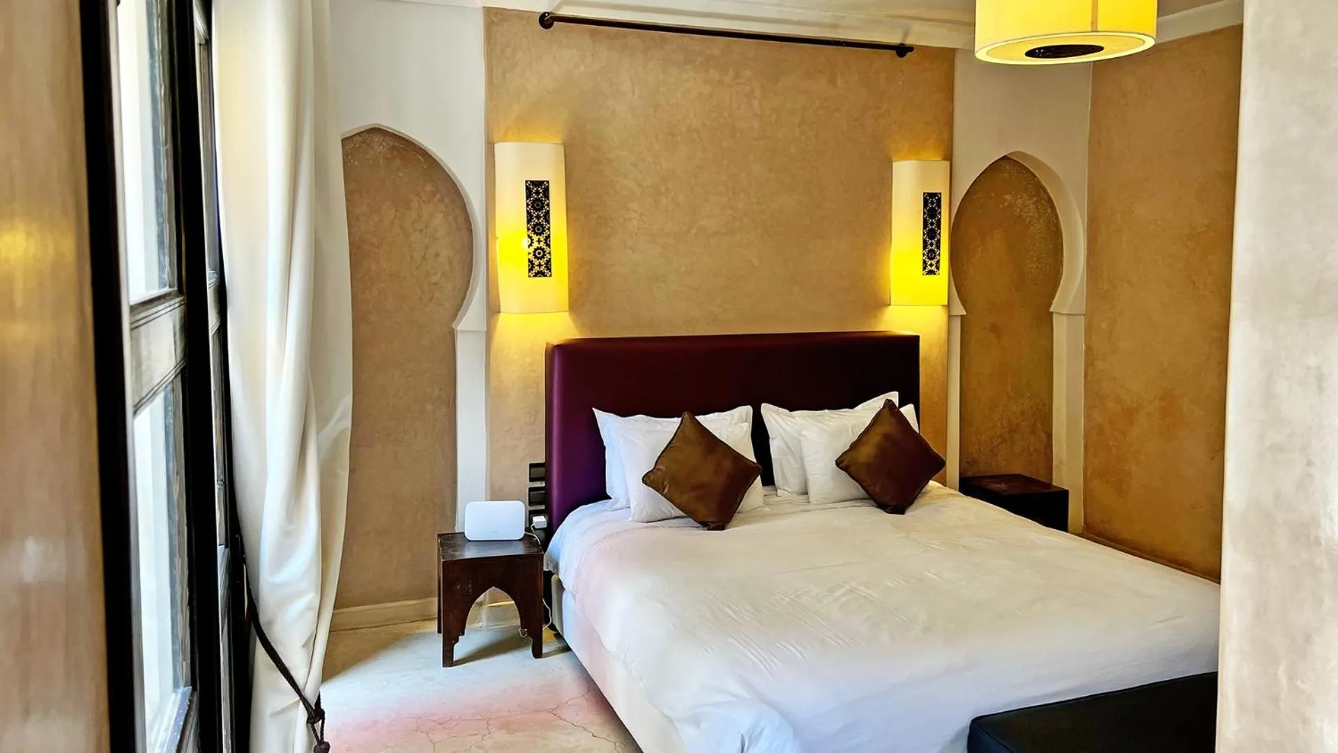 Bedroom, Bed in Riad Pourpre Medina