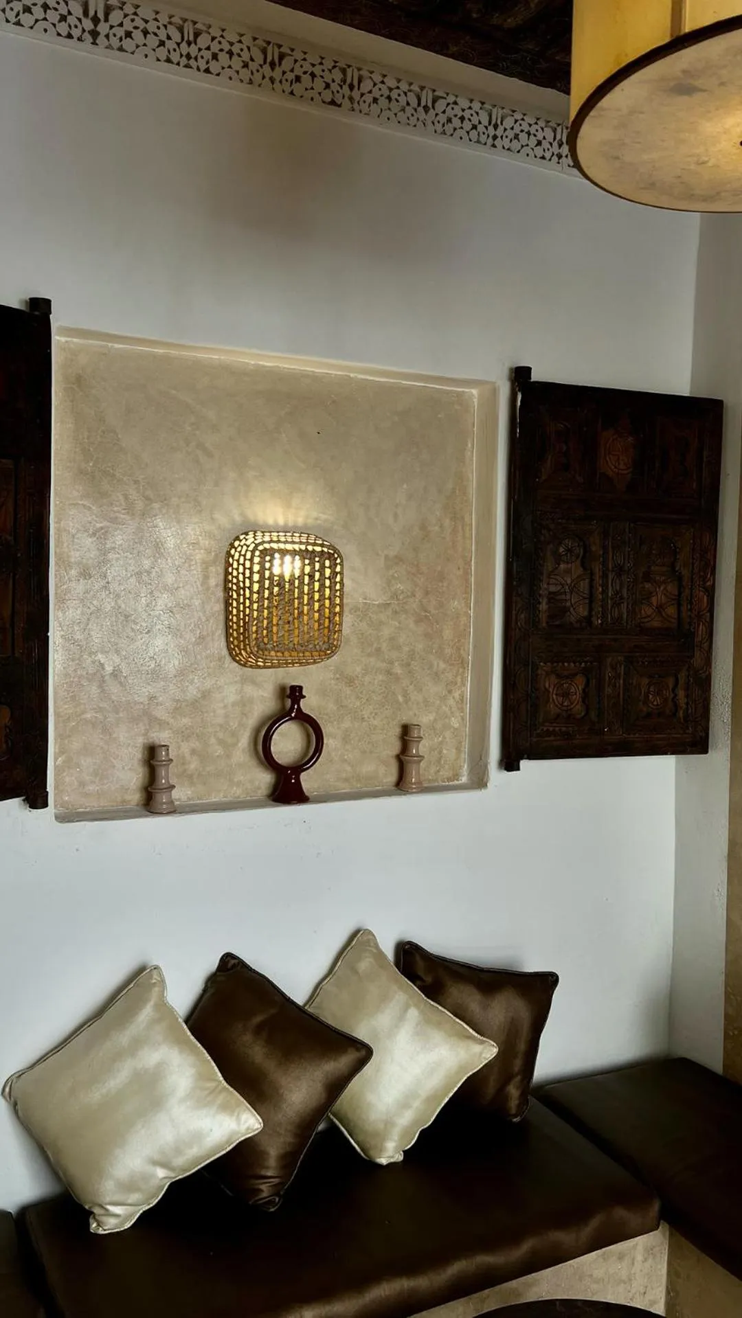 Living room in Riad Pourpre Medina