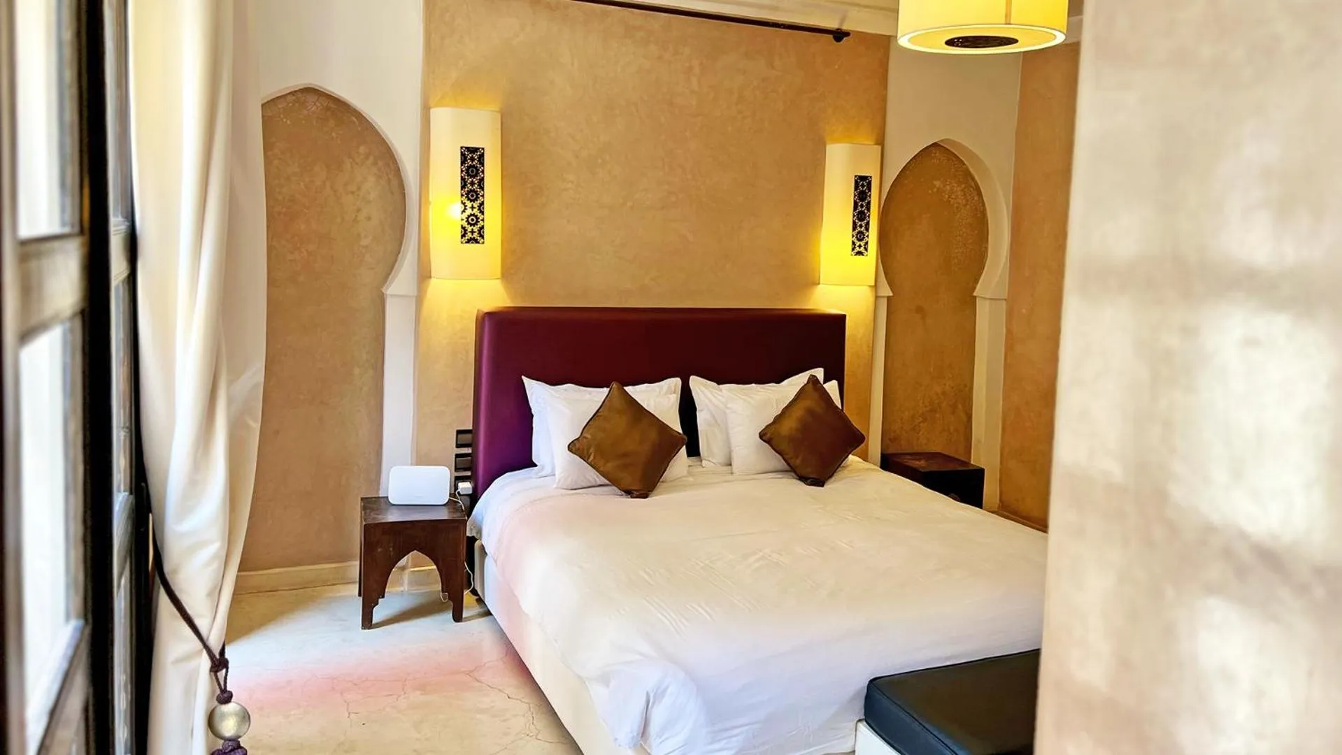 Bedroom, Bed in Riad Pourpre Medina